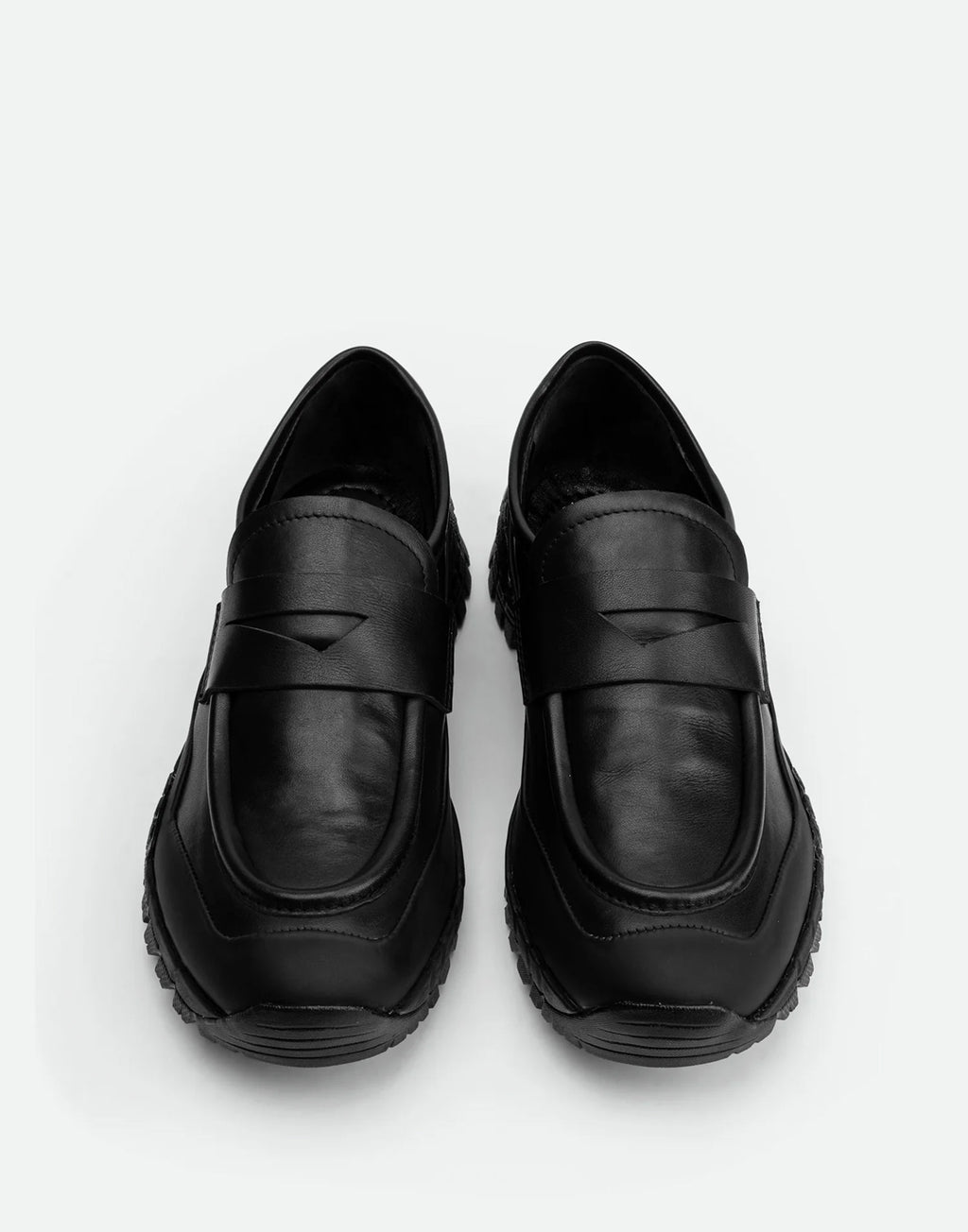 POEVE Alpi Loafers in Pelle Nera