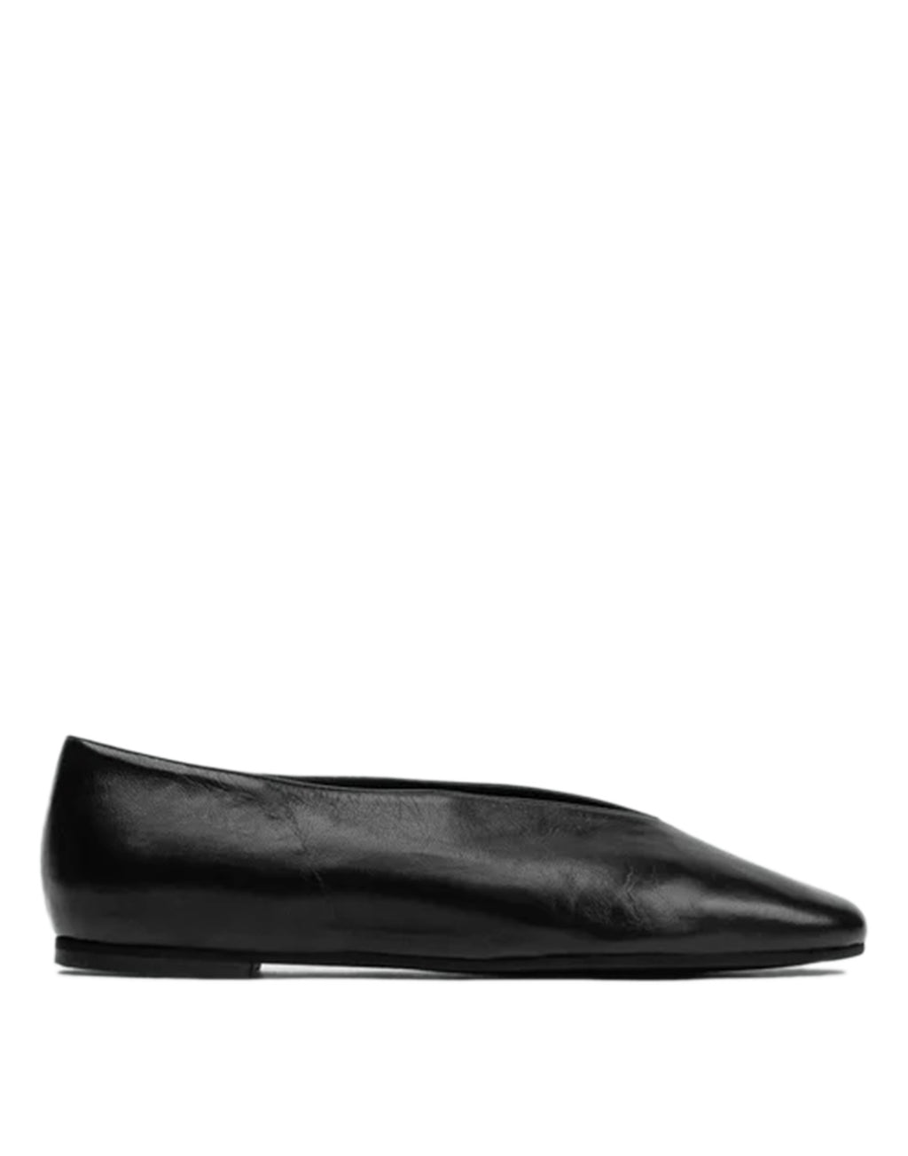 POEVE Ballerine Reese in Pelle Nera