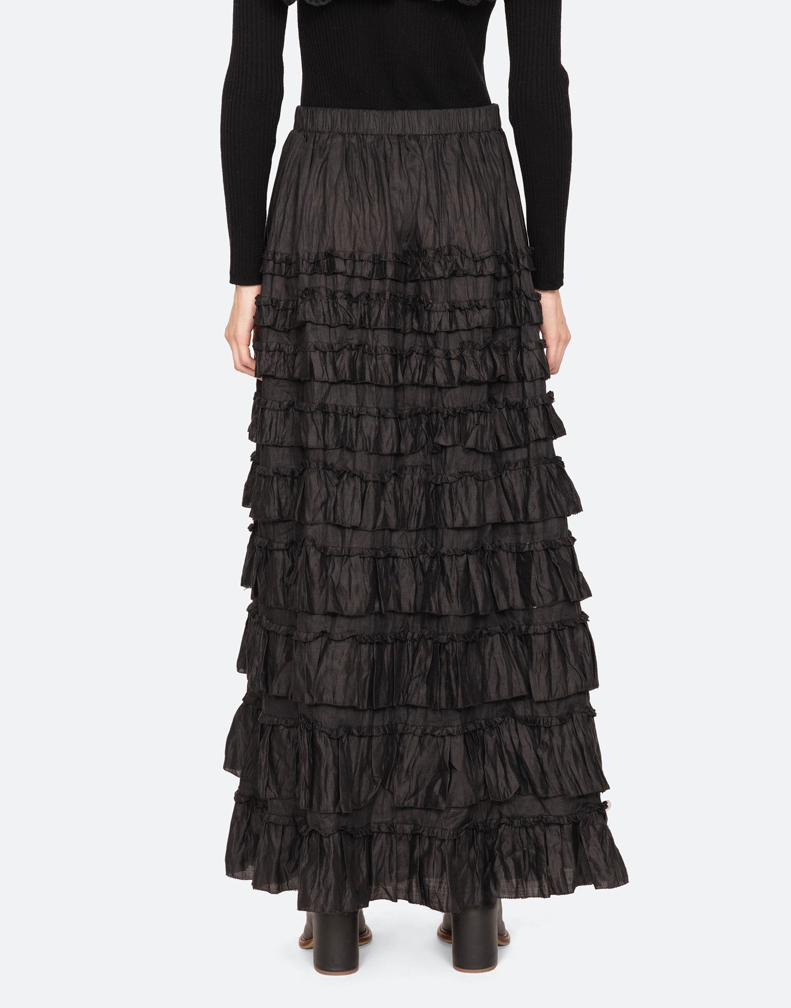 SEA NY Gonna Maxi Anise con Balze Nera
