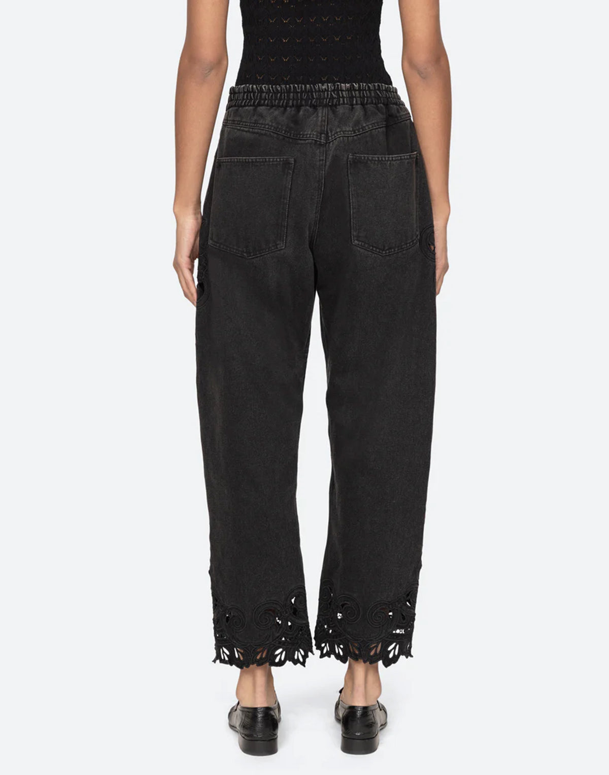 SEA NY Cavina Jeans in Denim con Ricami