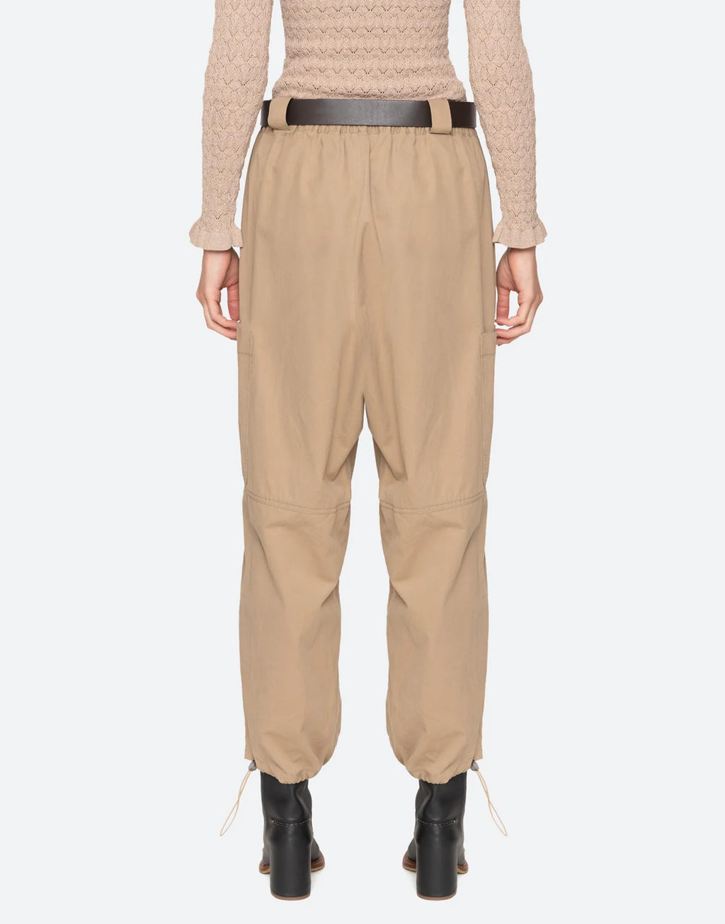 SEA NY Pantaloni Cargo Sullivan in Cotone Beige