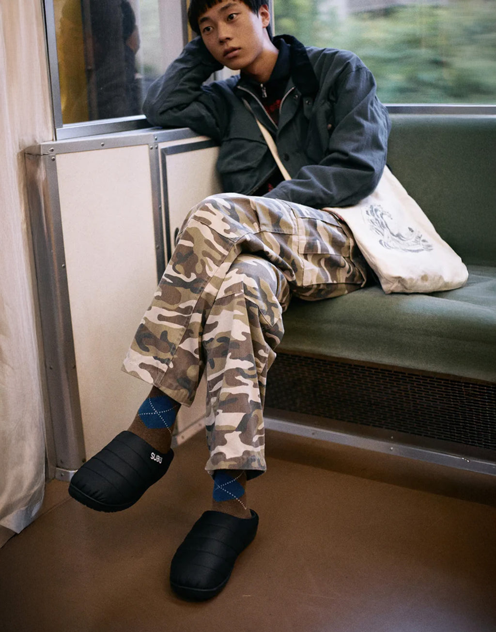 SUBU Slip On F-Line Black