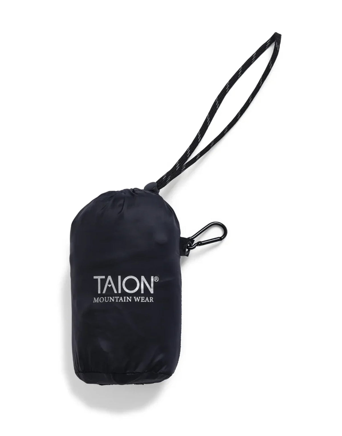 TAION Piumino Mountain Packable Volume Down Hoodie Nero