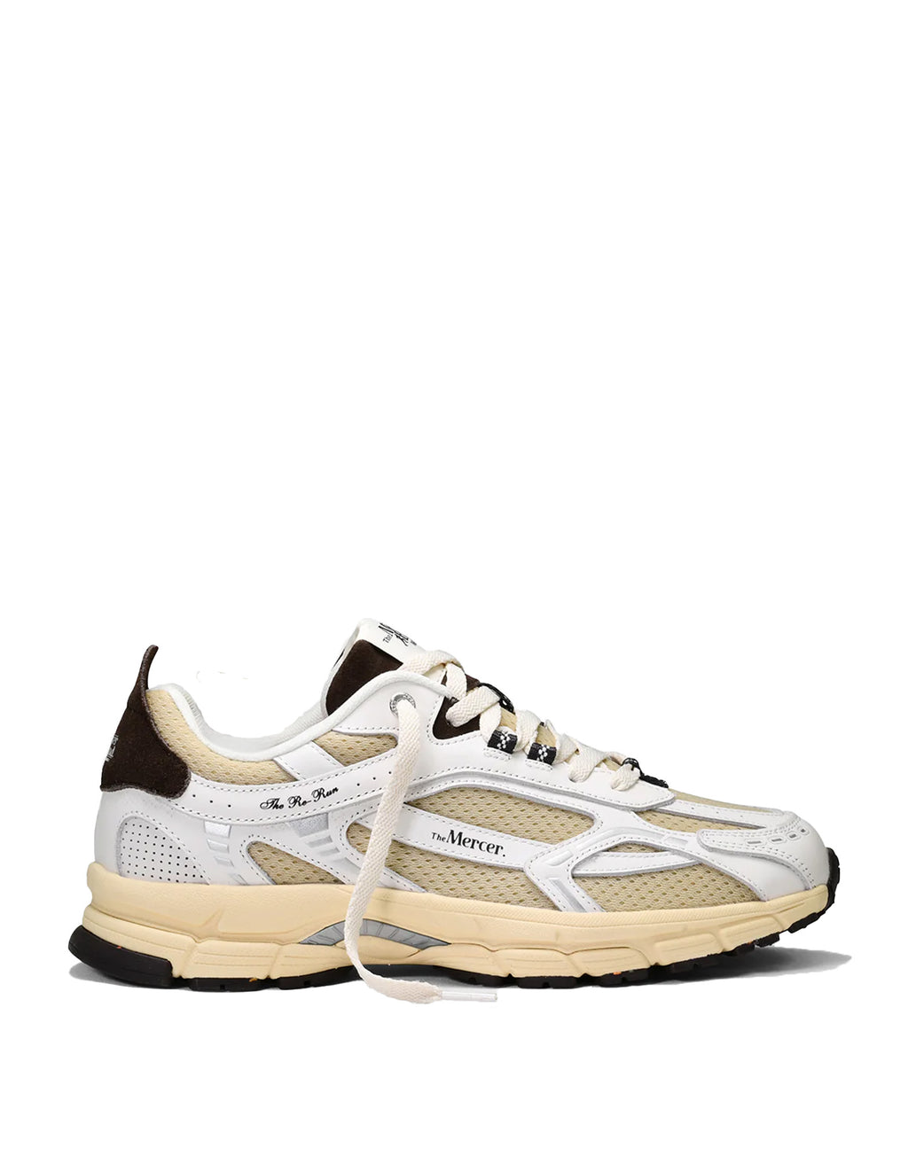 THE MERCER BRAND Sneakers The Re-Run Vintage White Brown