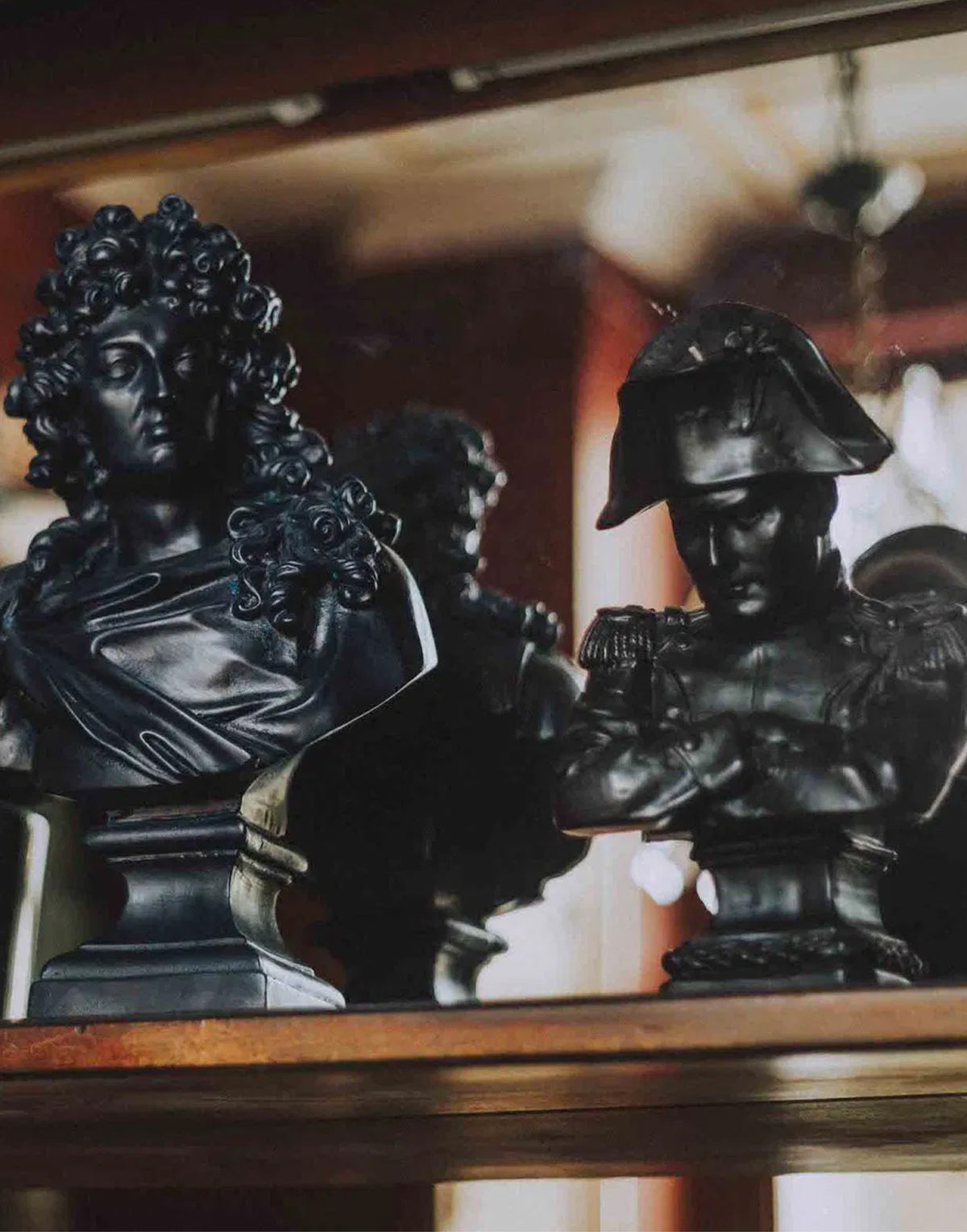 TRUDON Scultura Napoleon in Cera Noir