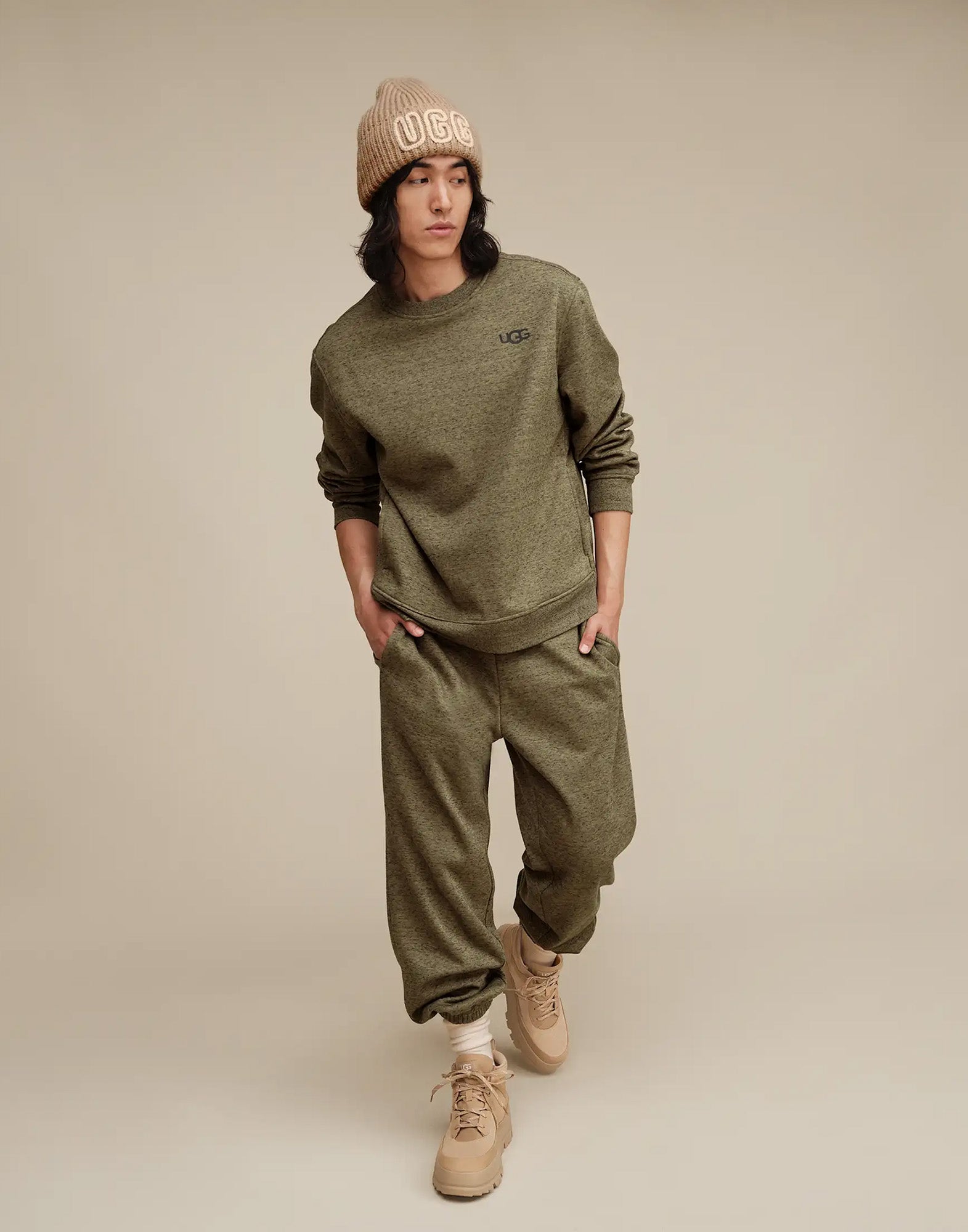 UGG Cappellino a Coste Chunky Crafted White Pepper