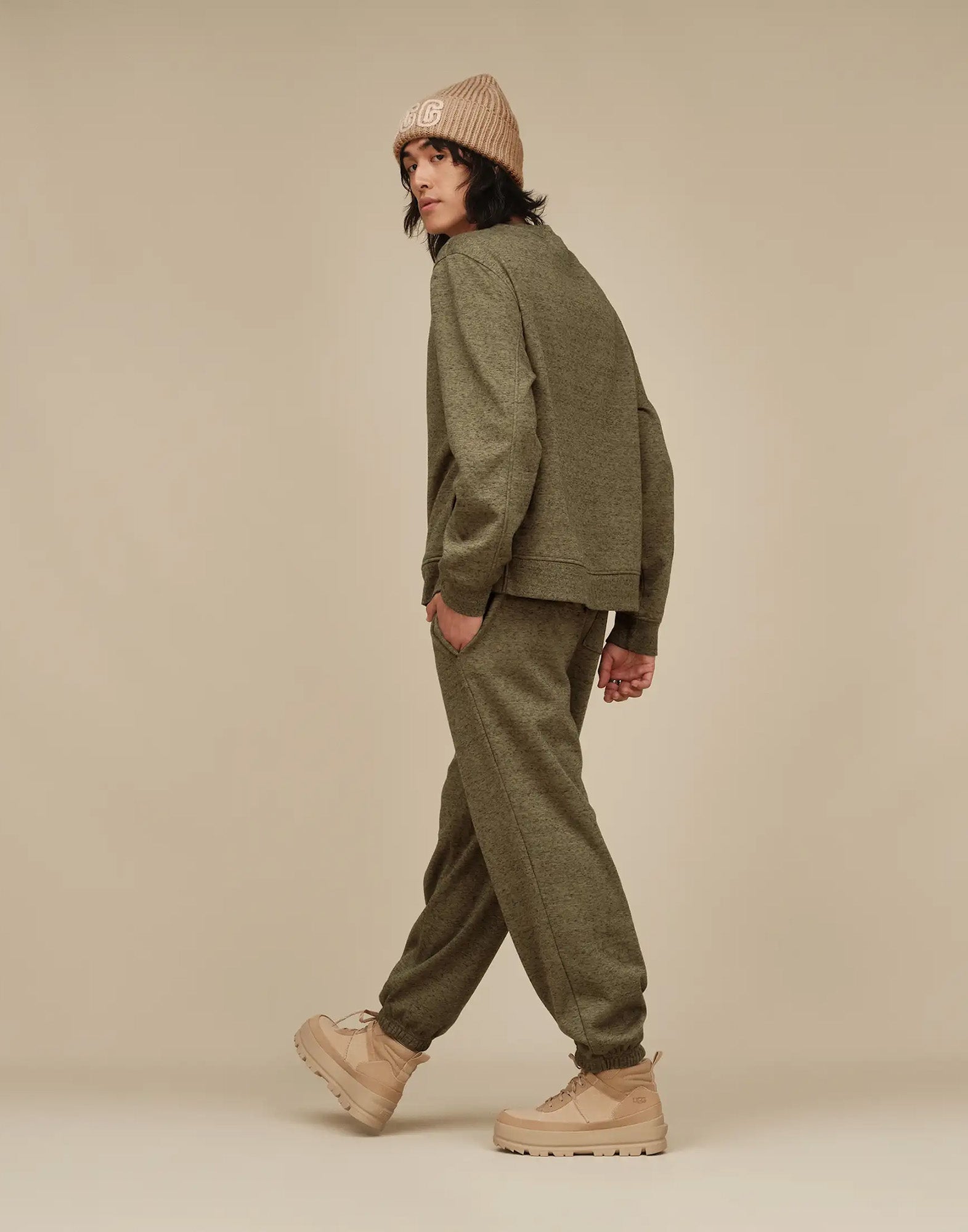 UGG Cappellino a Coste Chunky Crafted White Pepper