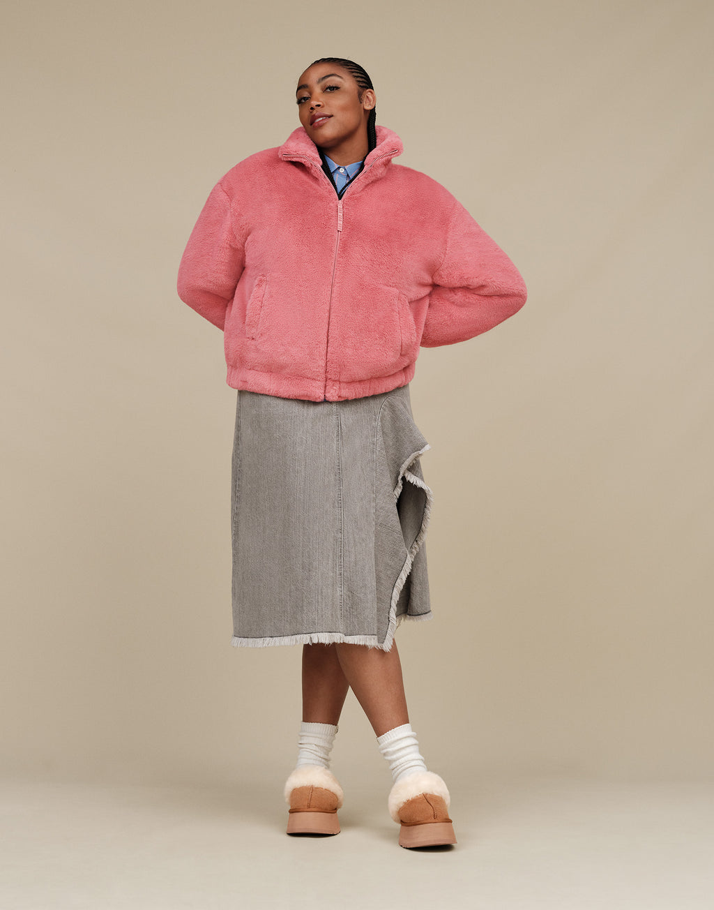 UGG Funkette Chestnut