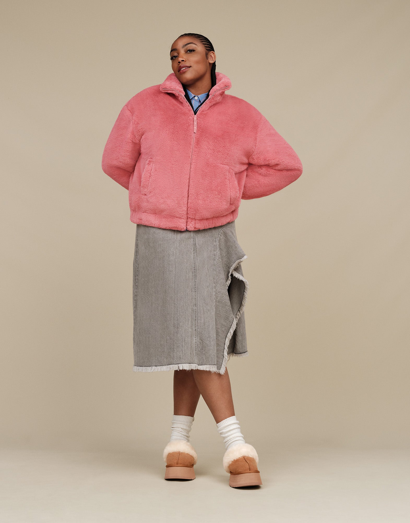 UGG Funkette Chestnut