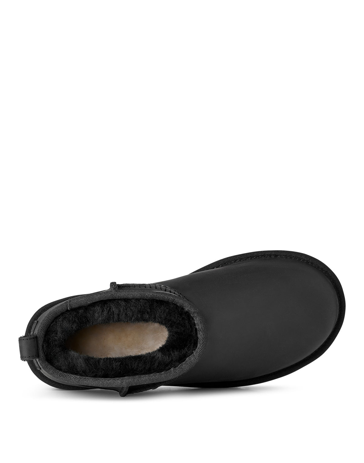 UGG Stivaletti Classic Ultra Mini in Pelle Black