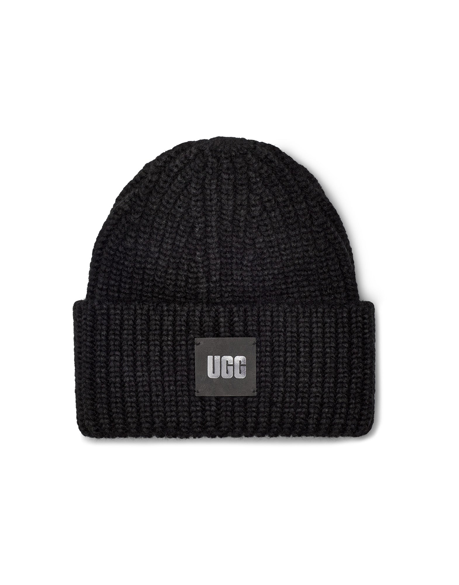 UGG Berretto a Coste in Maglia Grossa Black