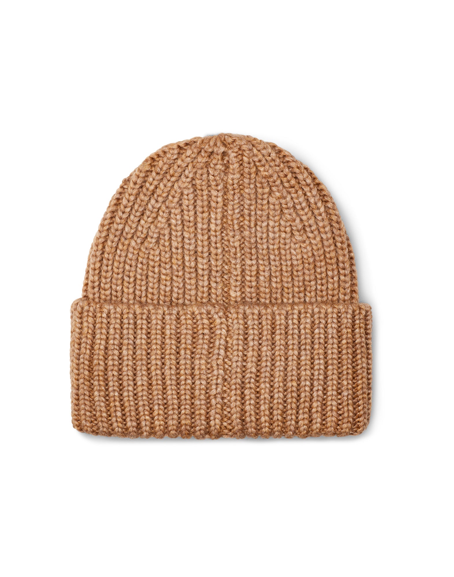 UGG Berretto a Coste in Maglia Grossa Camel