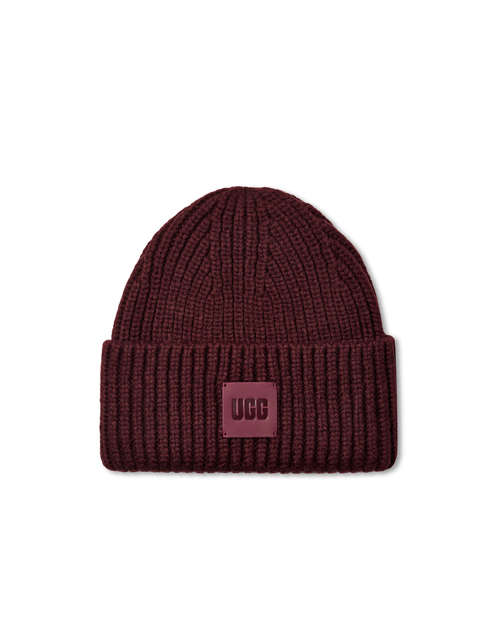 UGG Berretto a Coste in Maglia Grossa Wild Grape