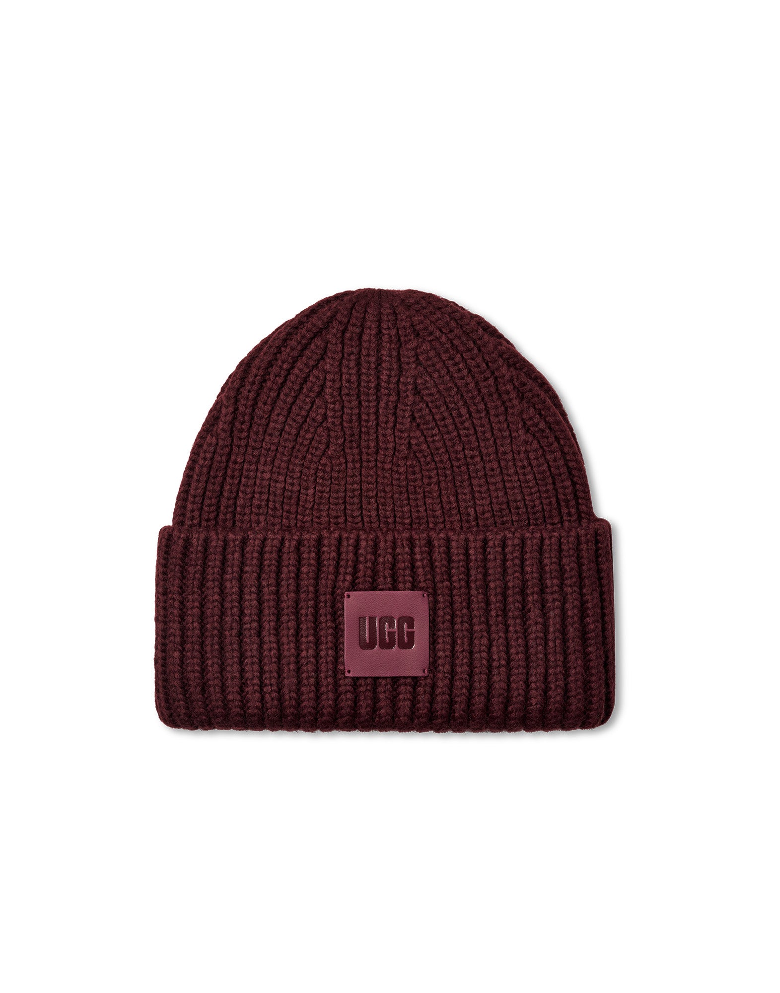 UGG Berretto a Coste in Maglia Grossa Wild Grape