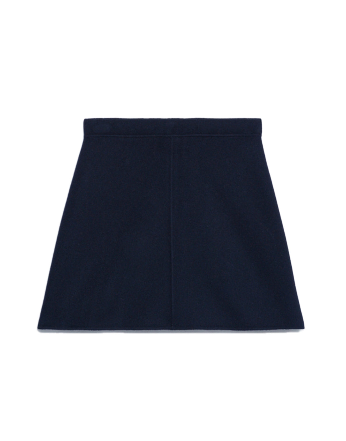 VANESSA BRUNO Gonna Mini Juna in Lana Double Navy