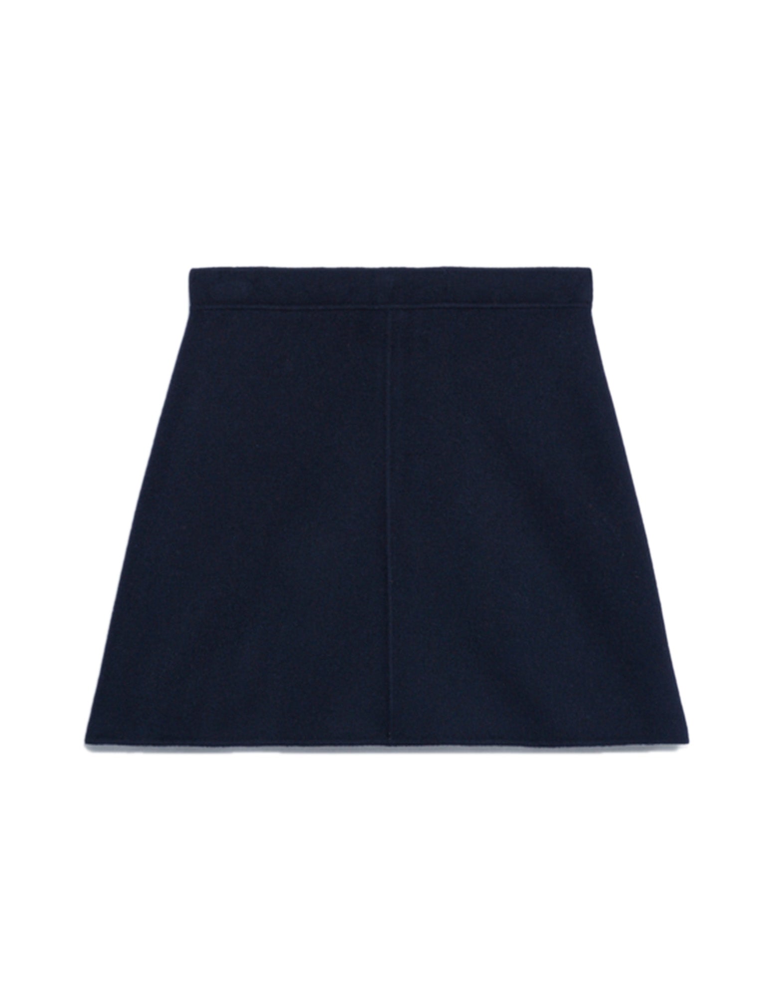 VANESSA BRUNO Gonna Mini Juna in Lana Double Navy