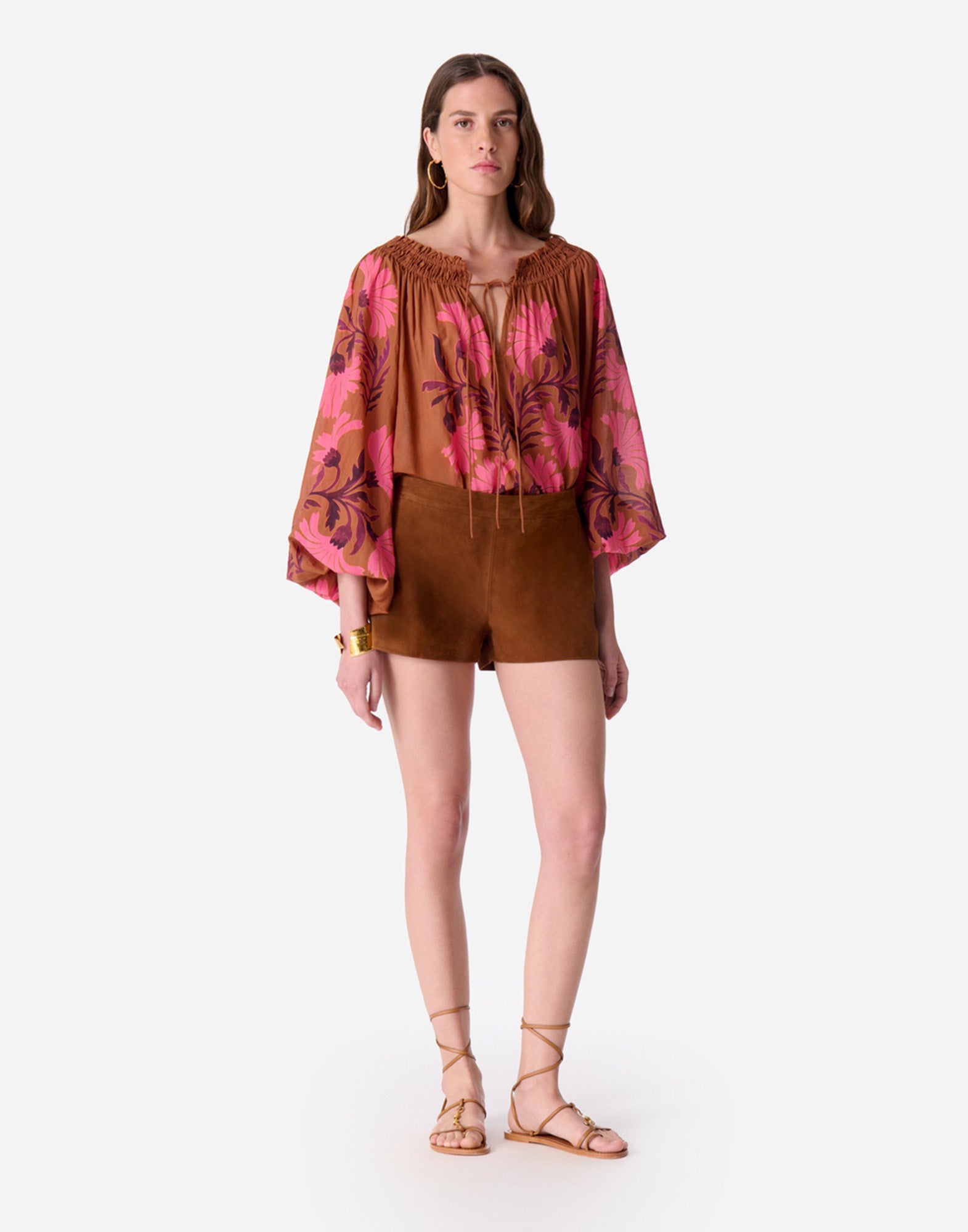 VANESSA BRUNO Shorts in Camoscio Eris