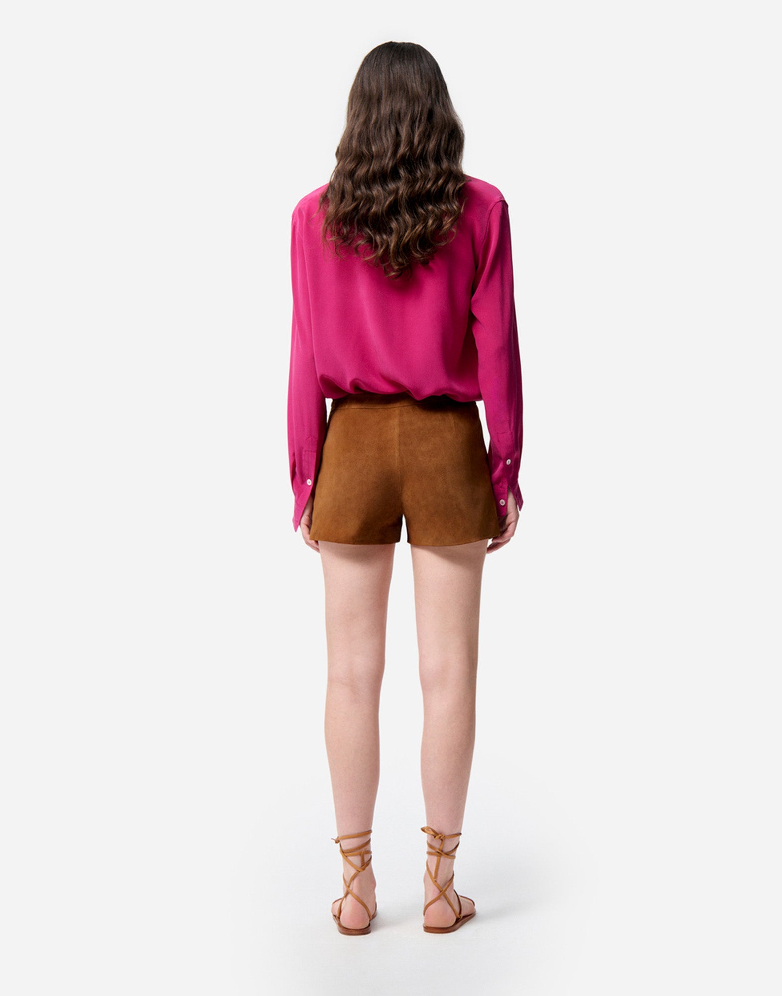 VANESSA BRUNO Shorts in Camoscio Eris