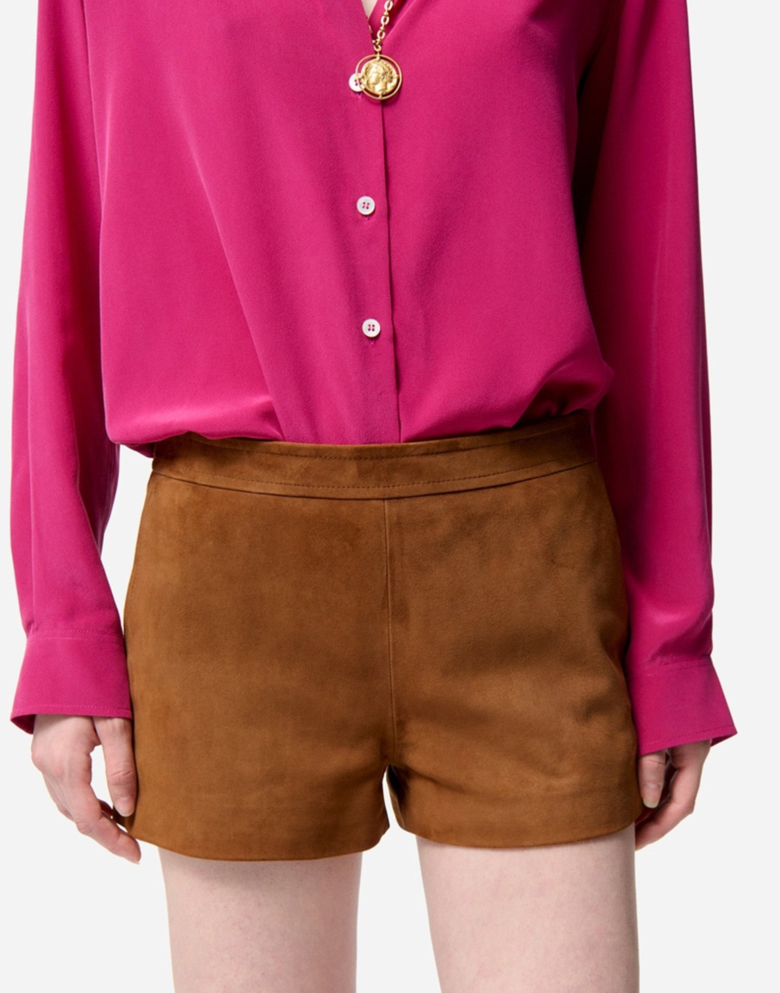 VANESSA BRUNO Shorts in Camoscio Eris