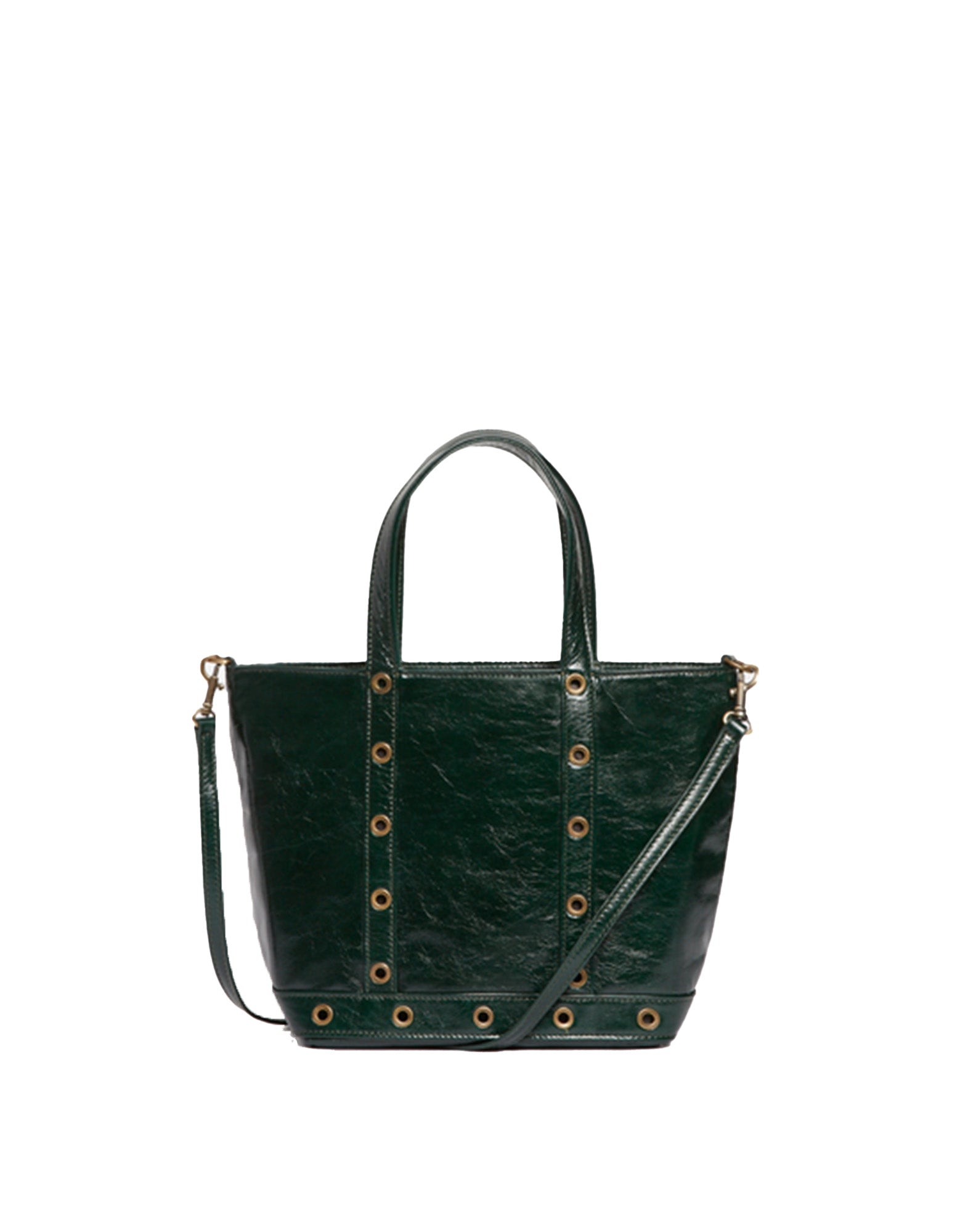 VANESSA BRUNO Borsa Tote Cabas S in Pelle Forest