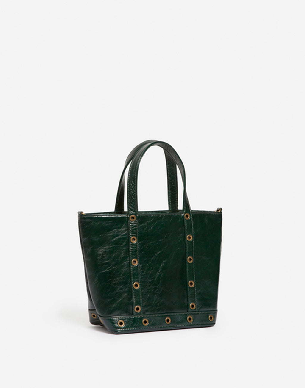 VANESSA BRUNO Borsa Tote Cabas S in Pelle Forest