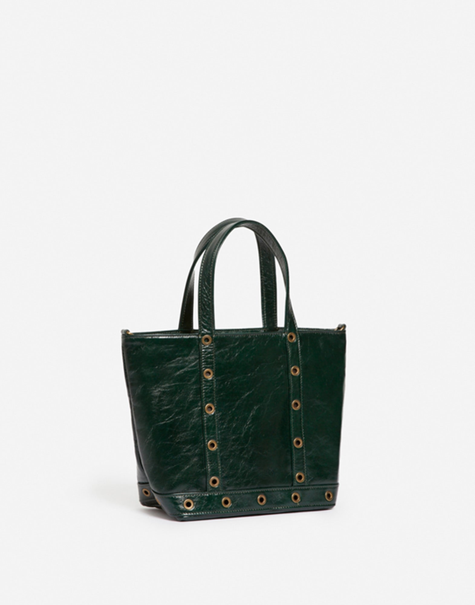 VANESSA BRUNO Borsa Tote Cabas S in Pelle Forest