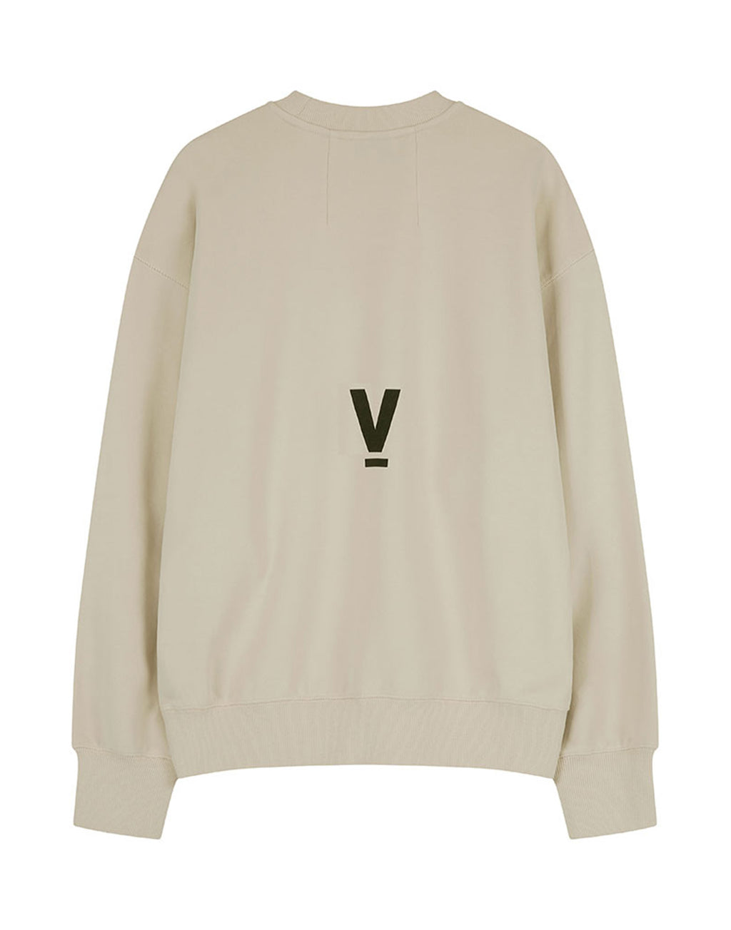 VIS A VIS Logo Sweatshirt in Cotone Ivory
