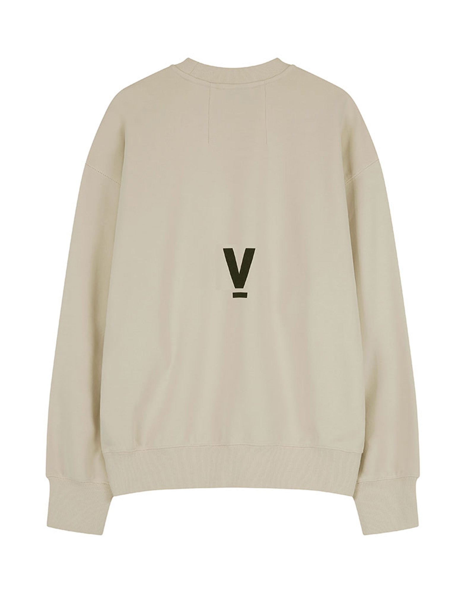 VIS A VIS Logo Sweatshirt in Cotone Ivory