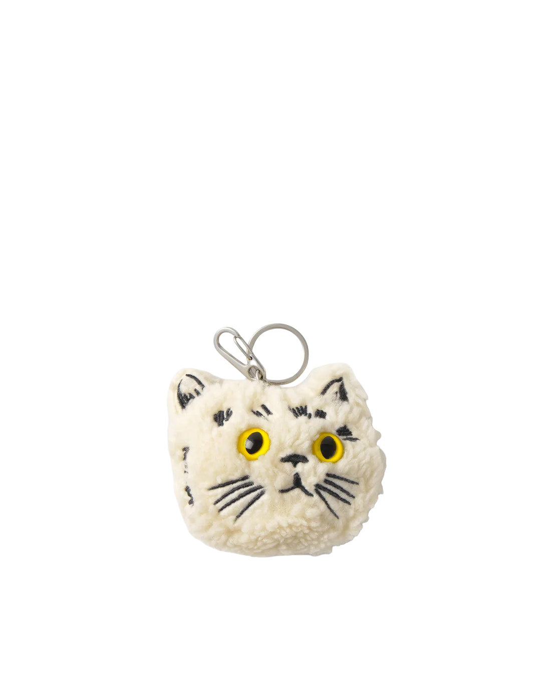 WOUF Luna Cat Charm in Tessuto Teddy Riciclato