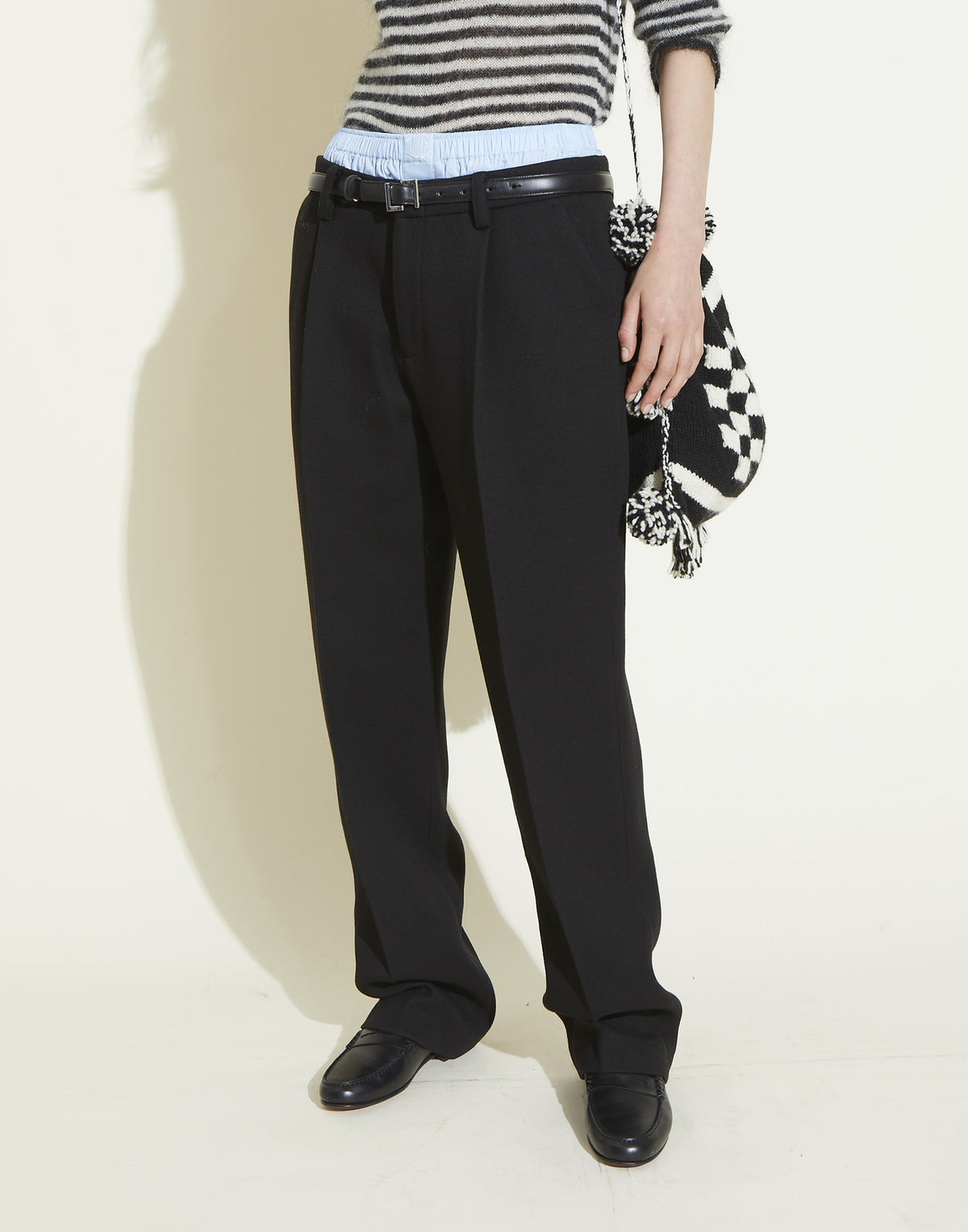 LAURENCE BRAS Pantaloni Less Neri