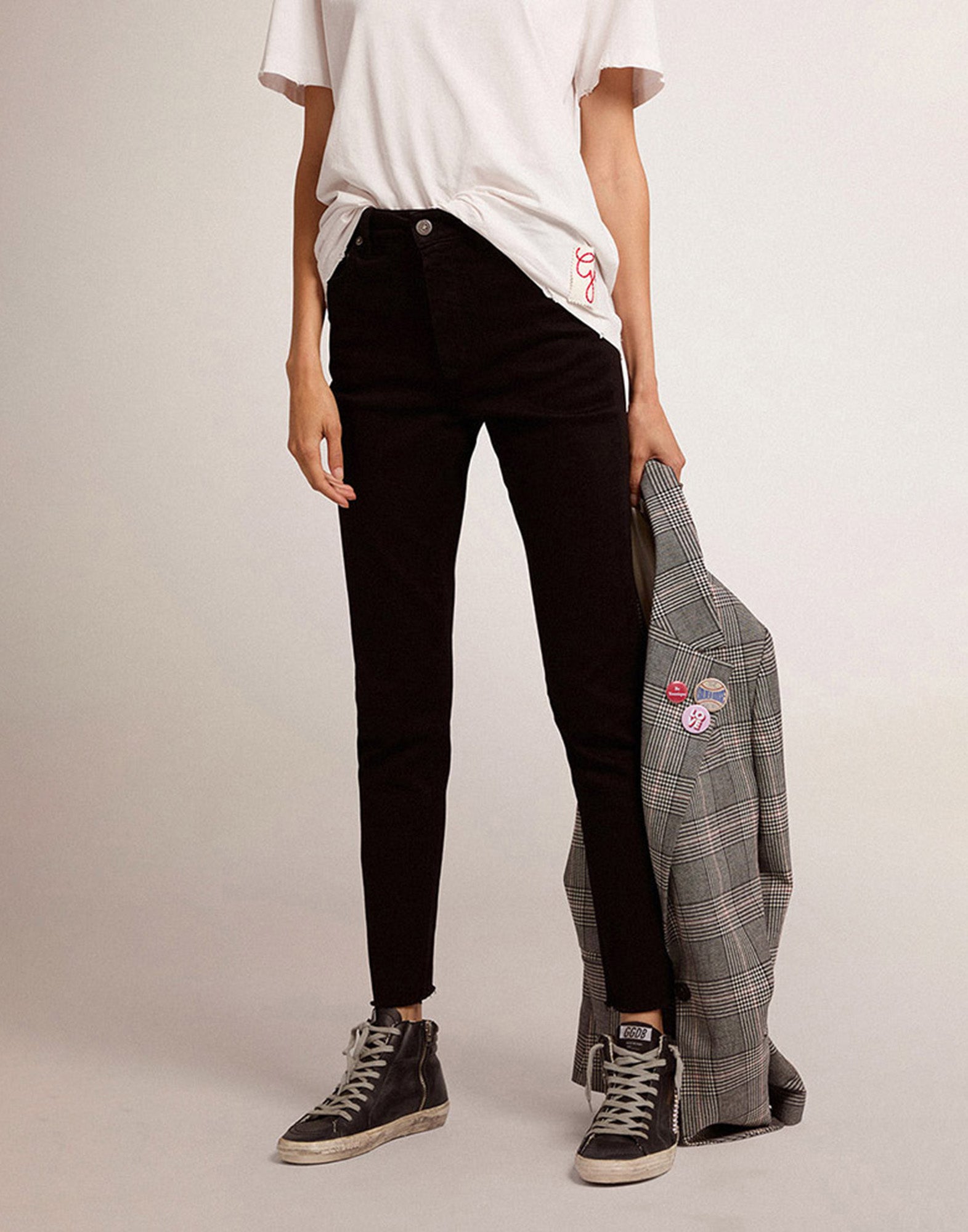 GOLDEN GOOSE Golden Skinny Stretch One Washed Denim