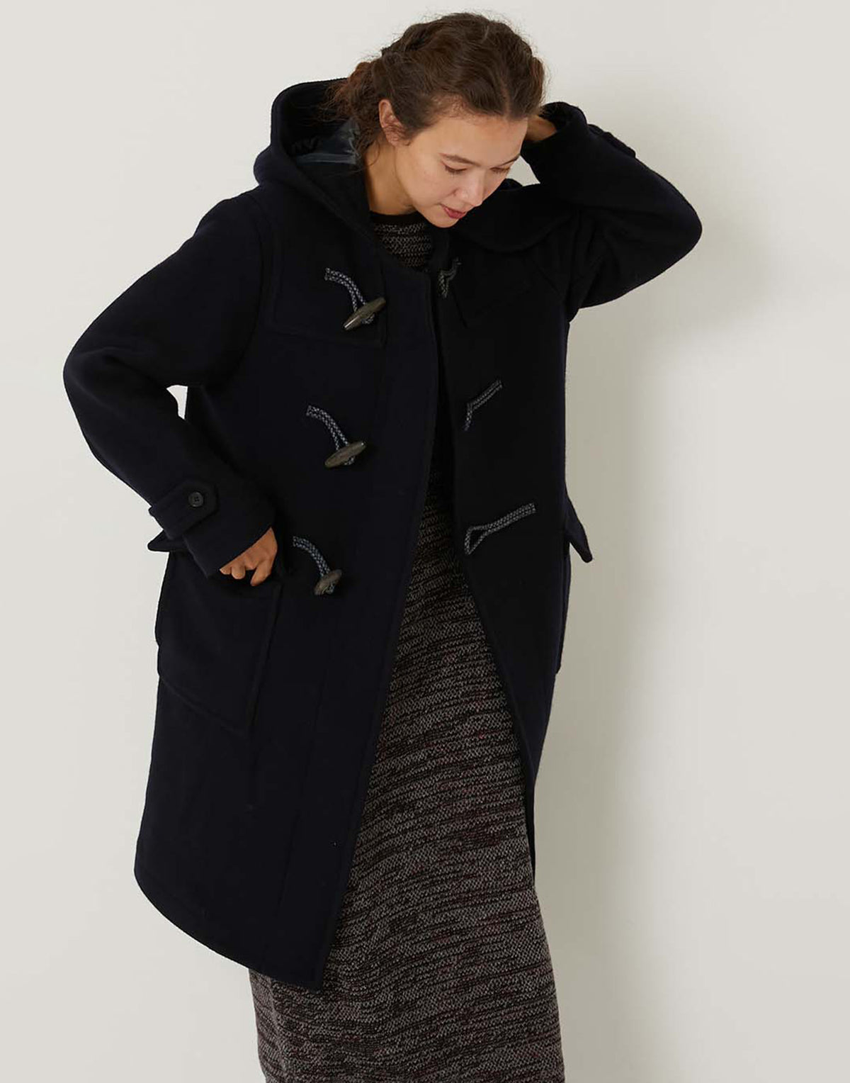 BLUE BLUE JAPAN Montgomery in Tessuto Melton Unisex