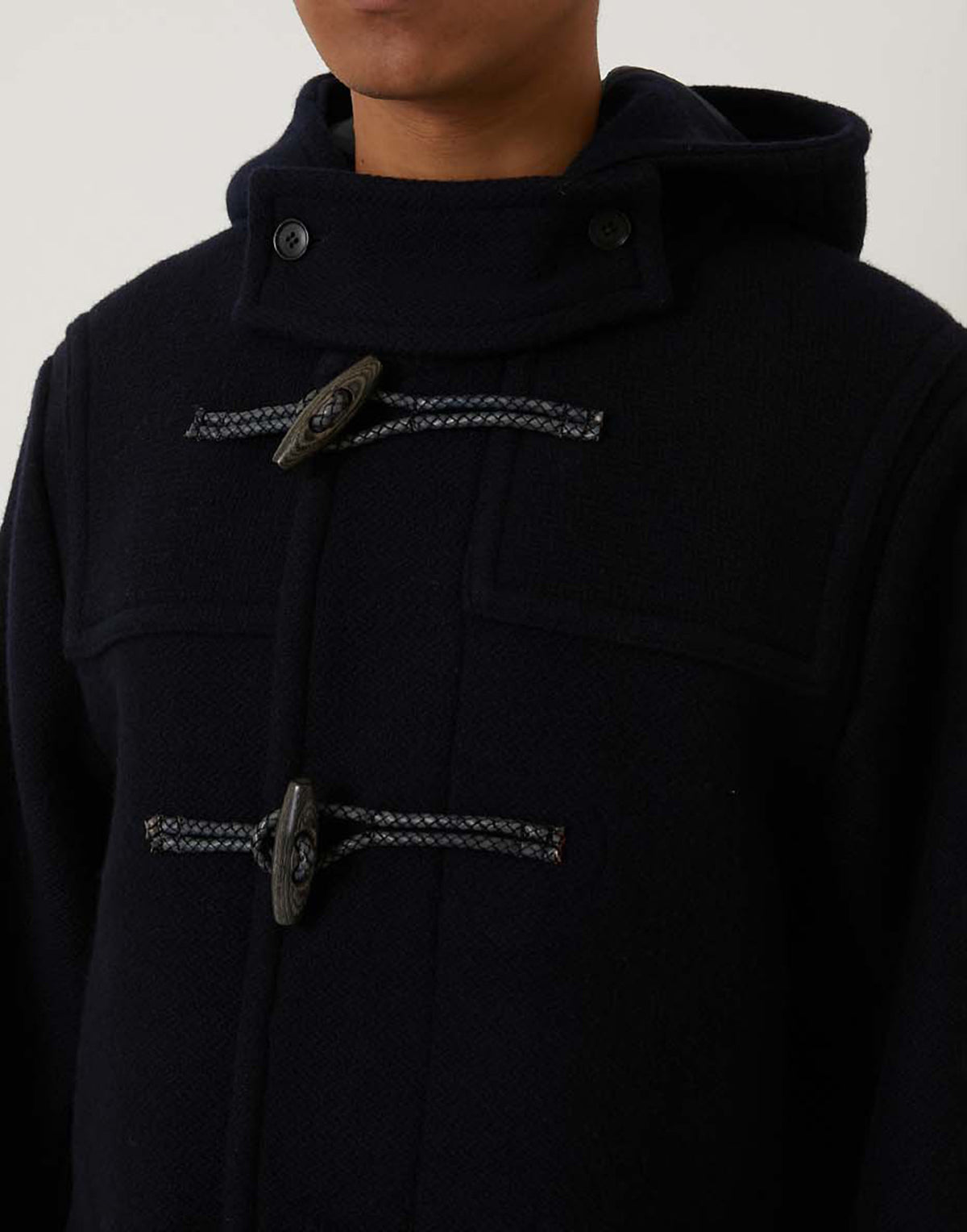 BLUE BLUE JAPAN Montgomery in Tessuto Melton Unisex