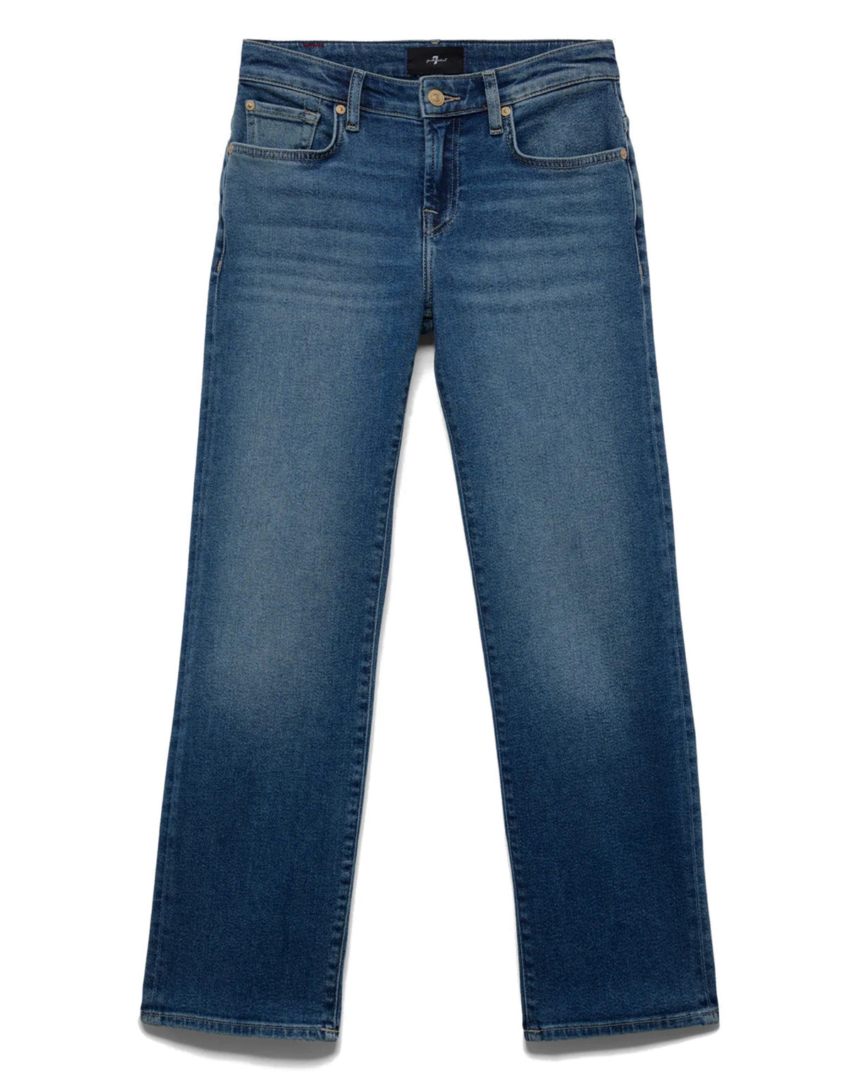 7 FOR ALL MANKIND Jeans Calie Straight Ankle in Denim Luxe Vintage