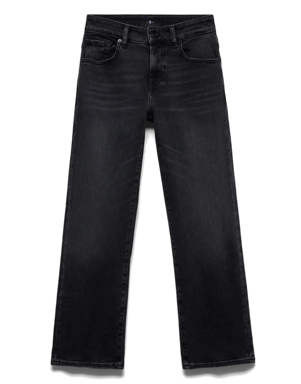 7 FOR ALL MANKIND Jeans Calie Straight Ankle in Denim Nero