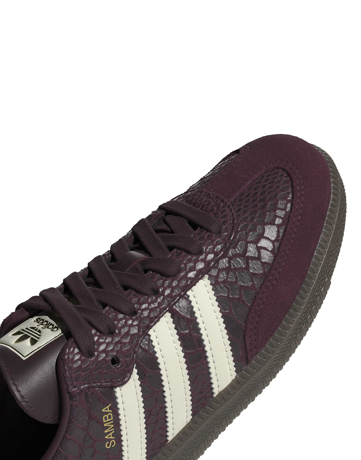 ADIDAS Samba OG Maroon / Cream White – Sneakers in Pelle