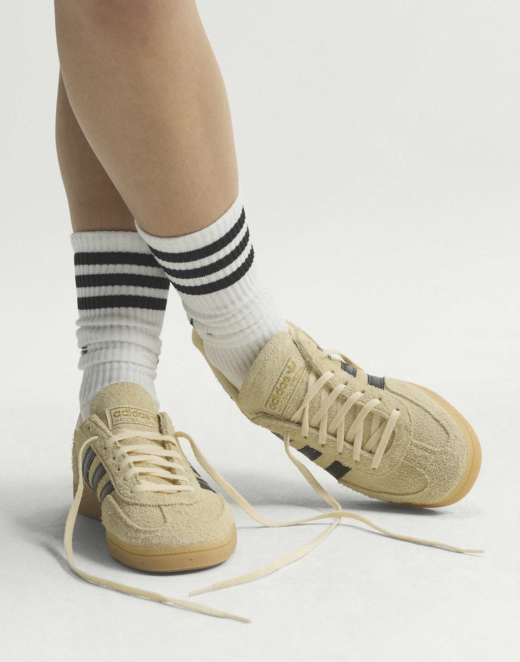 ADIDAS Sneakers Handball Spezial Warm Vanilla / Aurora Coffee / Gold Met