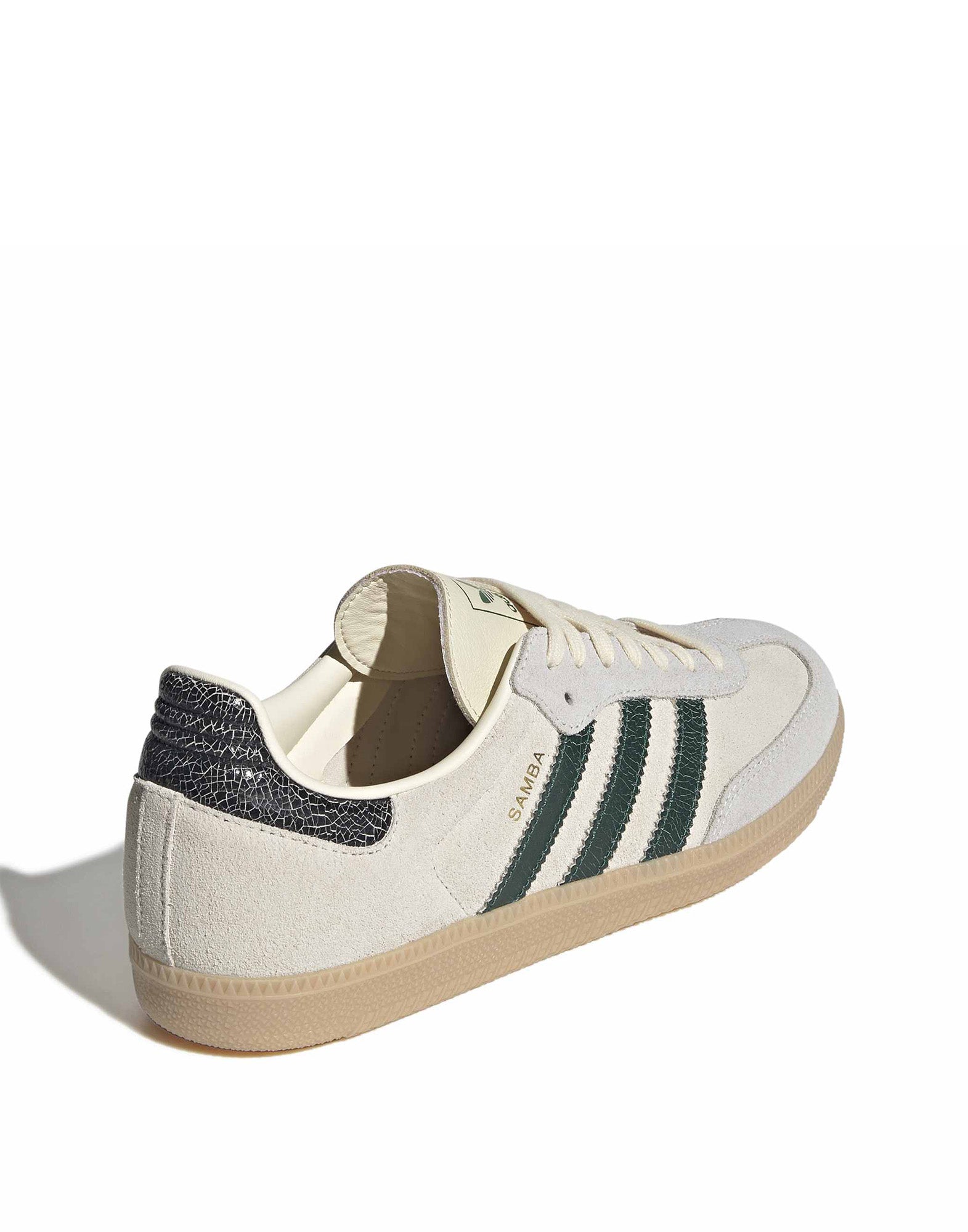 ADIDAS Sneakers Samba OG Cream White / Collegiate Green / Magic Beige