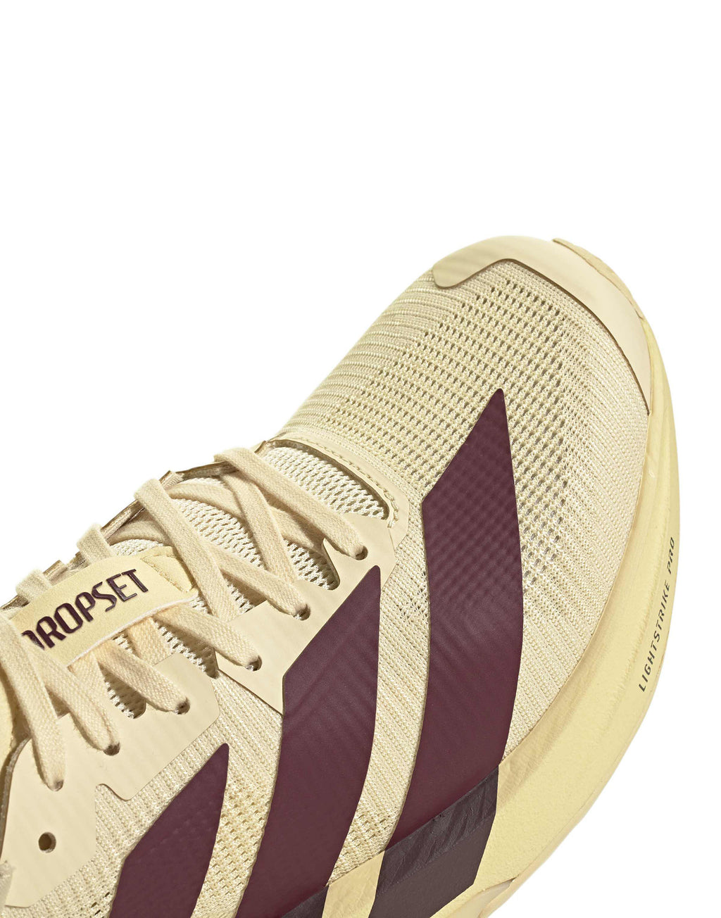 ADIDAS Sneakers Adizero Dropset Pro Trainer Warm Vanilla / Maroon
