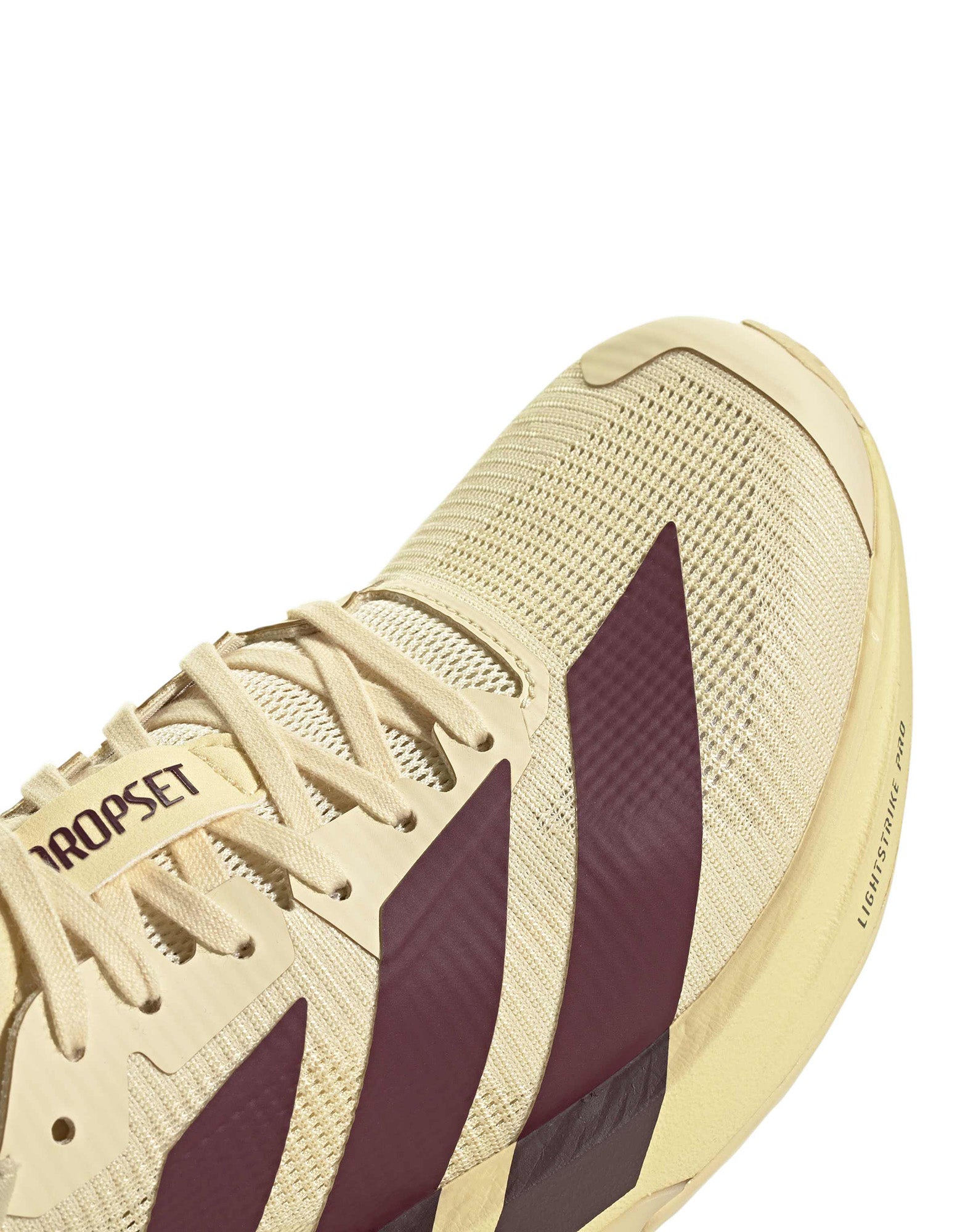 ADIDAS Sneakers Adizero Dropset Pro Trainer Warm Vanilla / Maroon