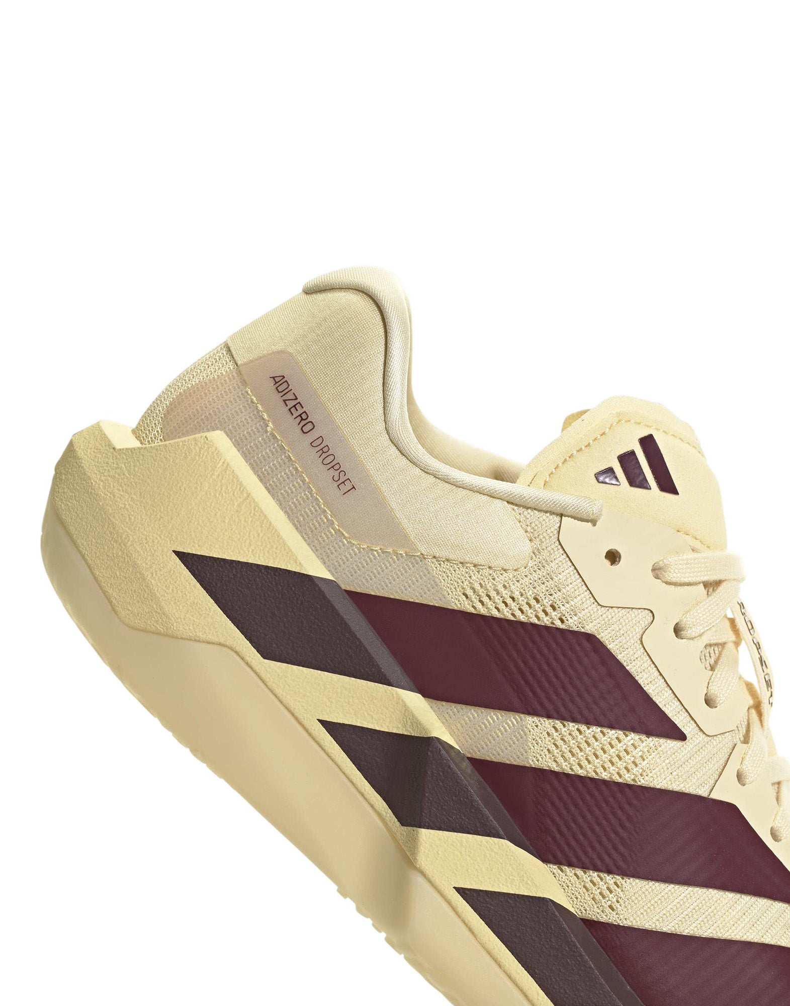 ADIDAS Sneakers Adizero Dropset Pro Trainer Warm Vanilla / Maroon