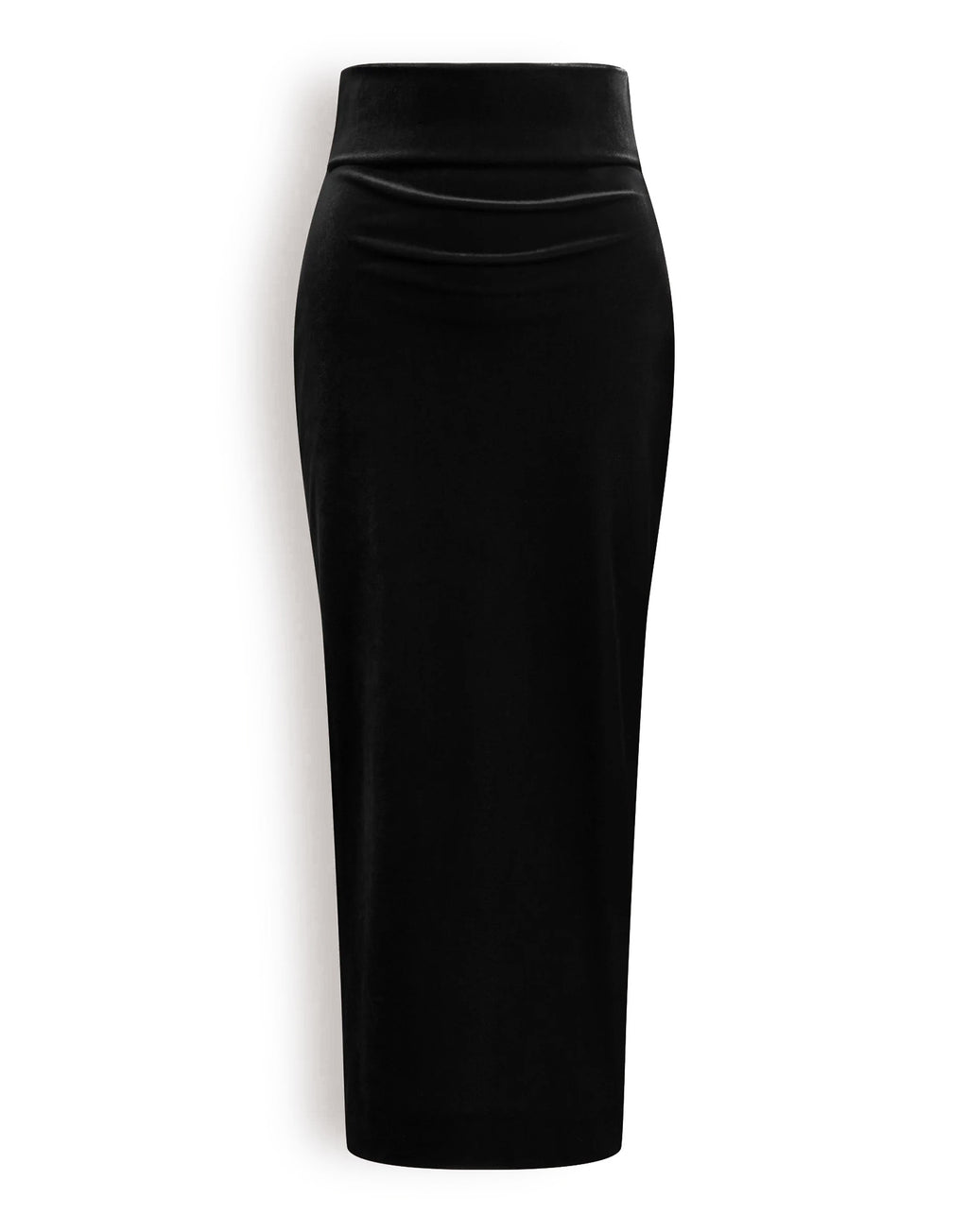 ALBERTA FERRETTI Gonna Midi in Velluto Nero