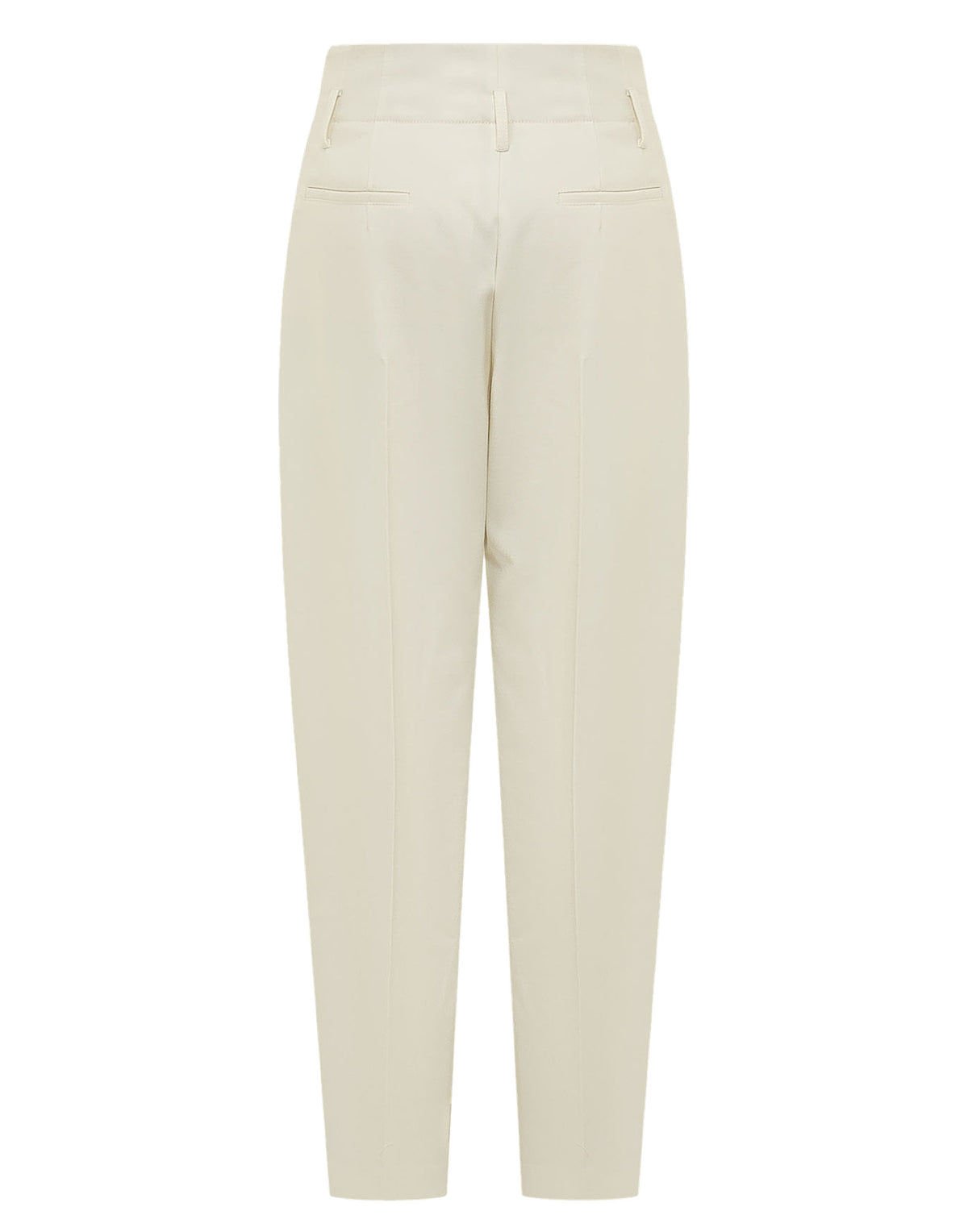 ALBERTA FERRETTI Pantaloni in Flanella di Lana Avorio
