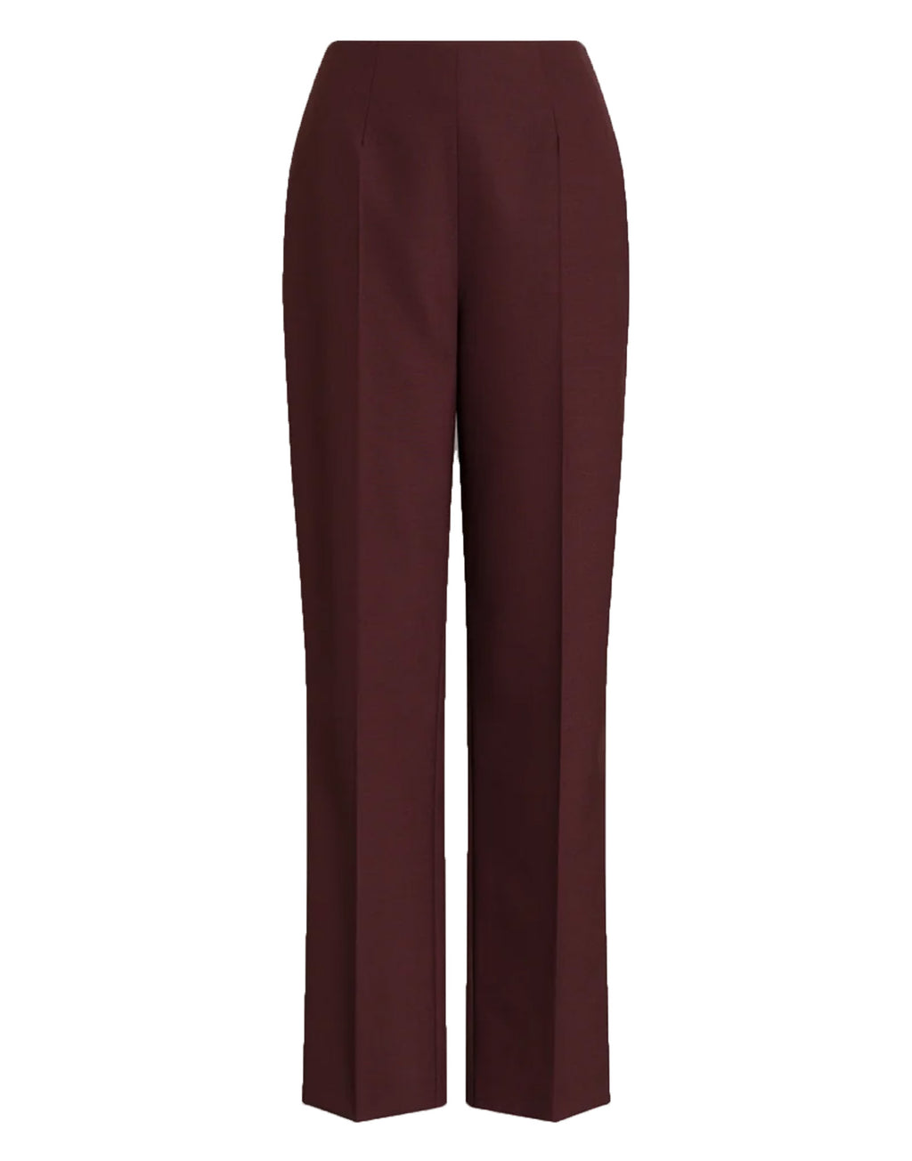 ALBERTA FERRETTI Pantaloni Classici a Gamba Dritta Bordeaux