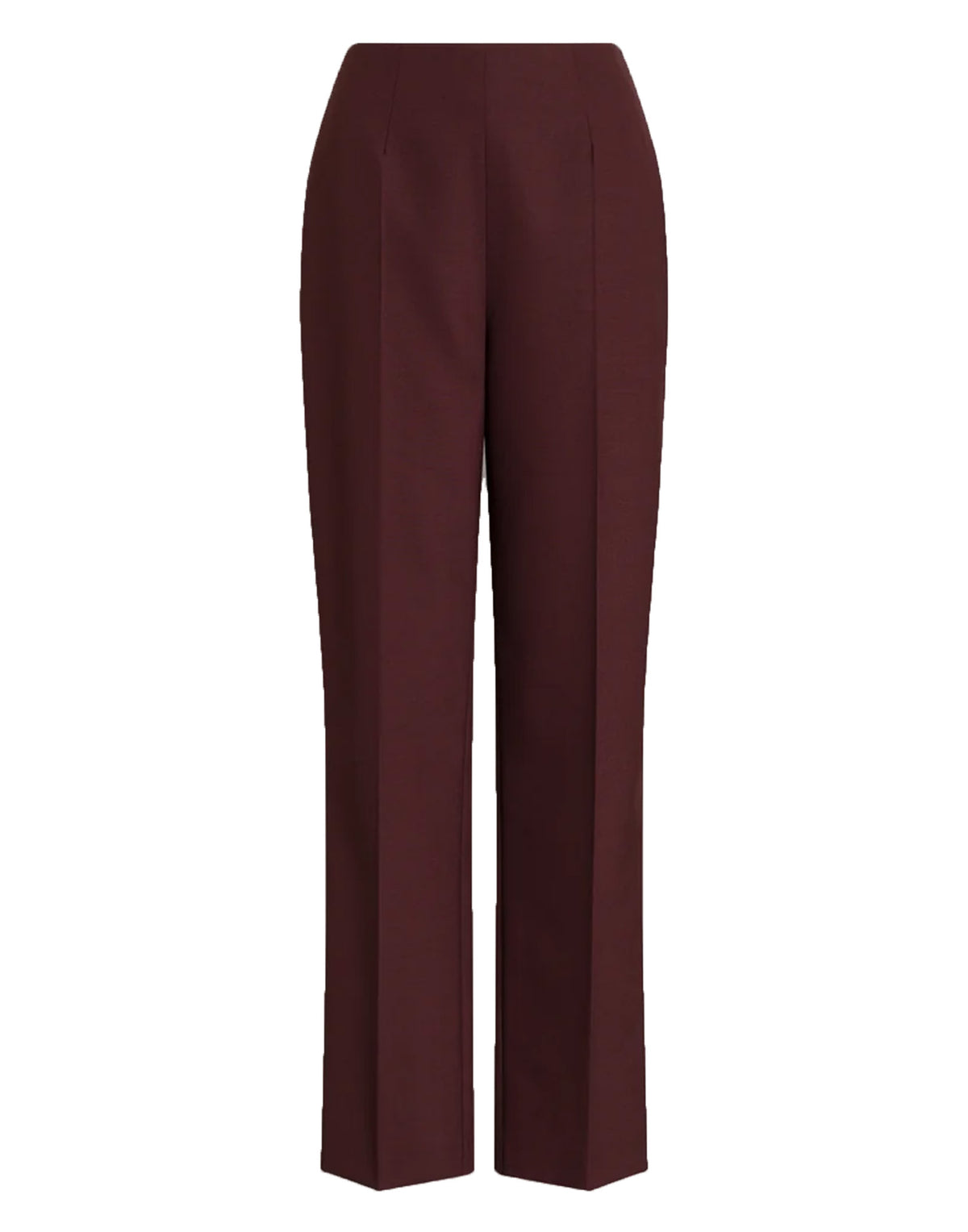 ALBERTA FERRETTI Pantaloni Classici a Gamba Dritta Bordeaux
