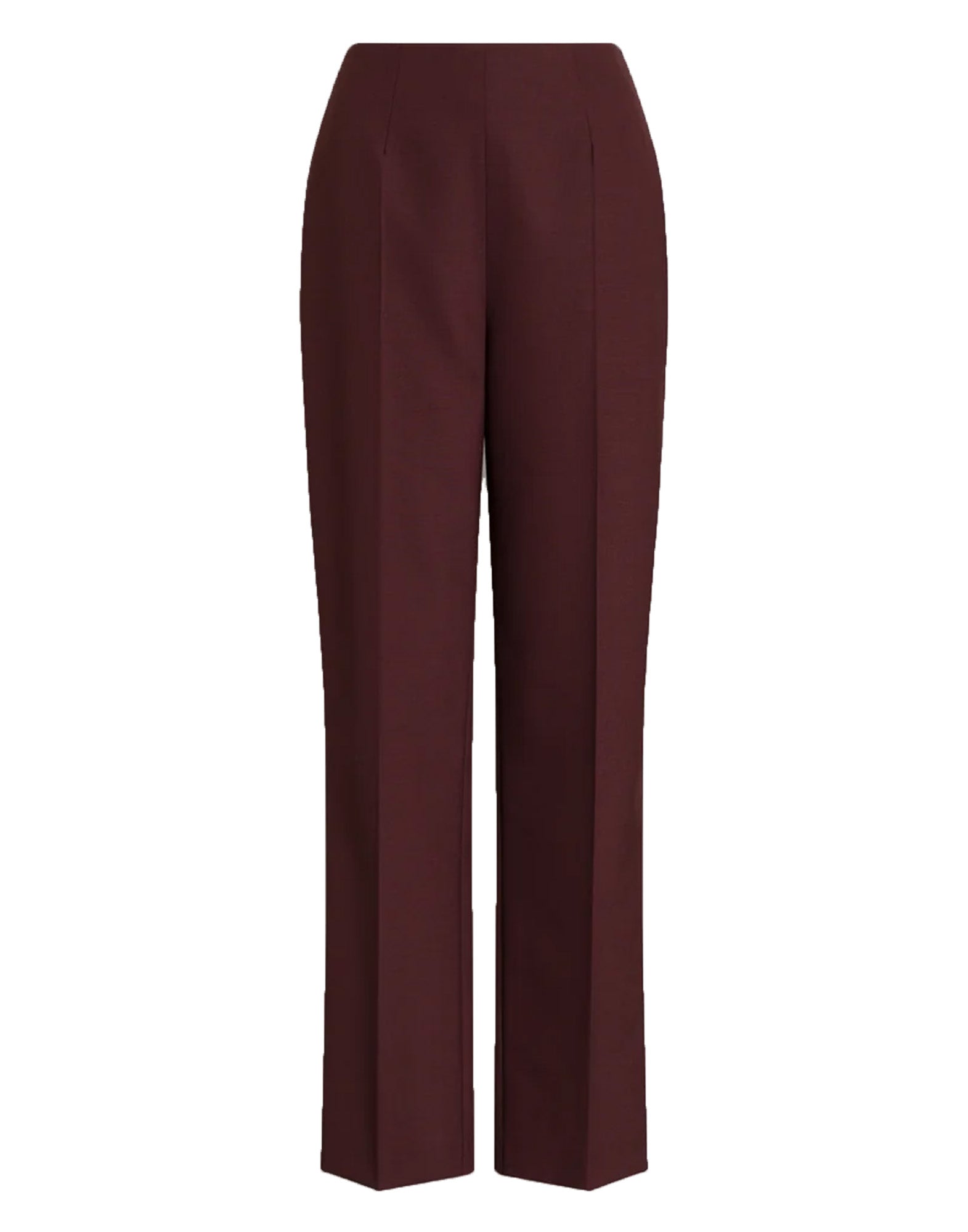 ALBERTA FERRETTI Pantaloni Classici a Gamba Dritta Bordeaux