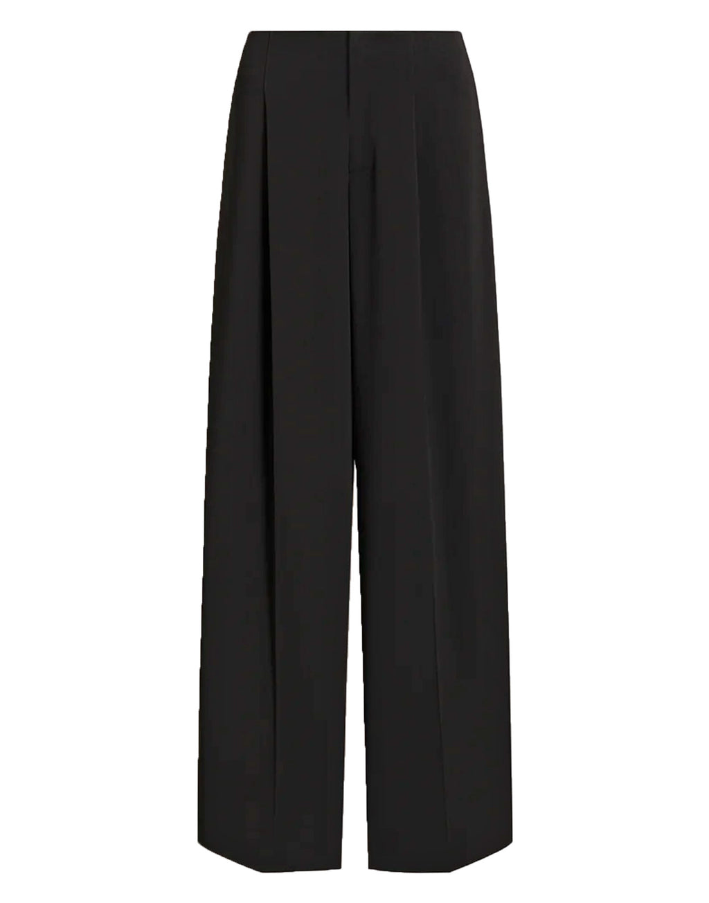 ALBERTA FERRETTI Pantaloni Eleganti a Gamba Larga Neri