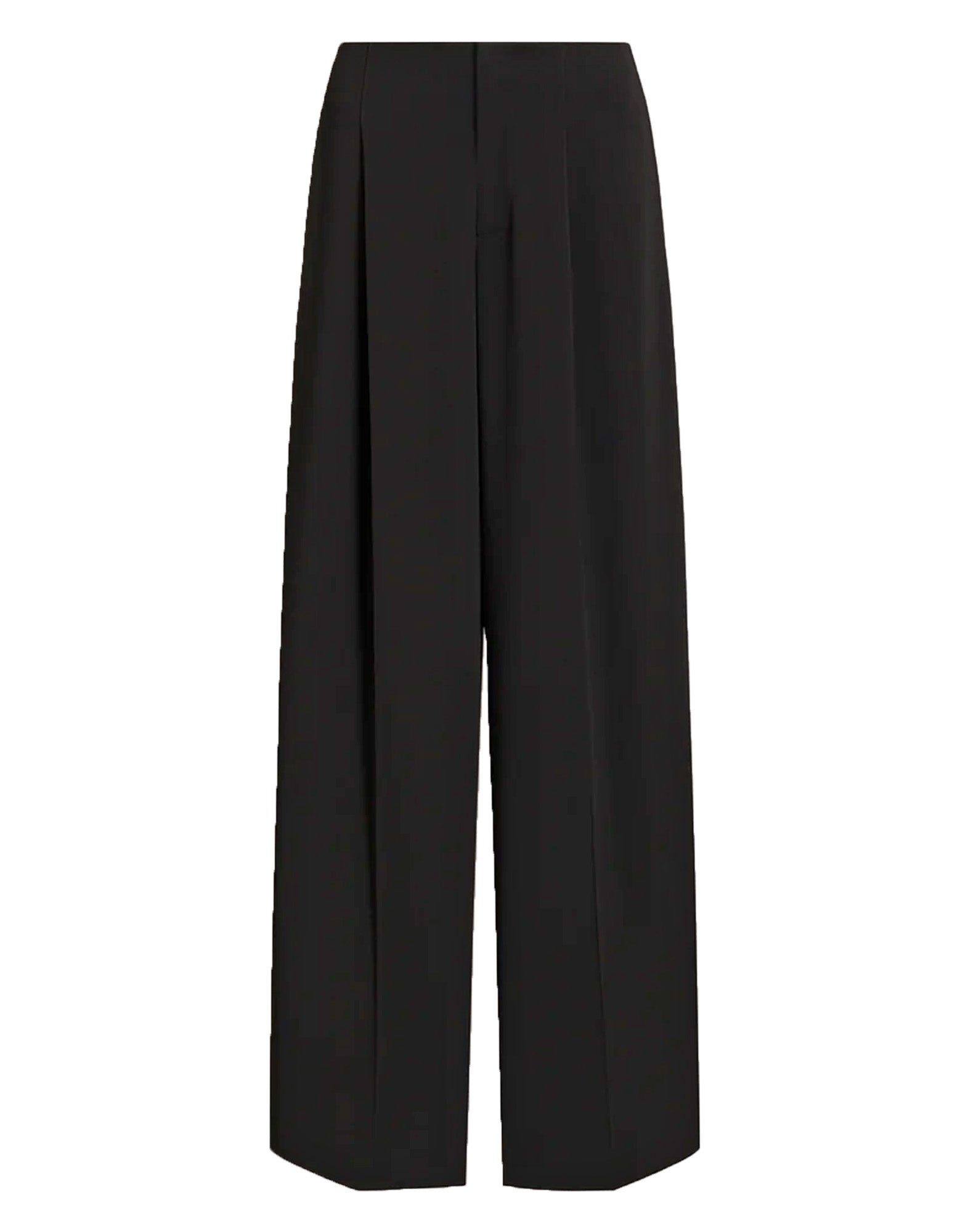 ALBERTA FERRETTI Pantaloni Eleganti a Gamba Larga Neri