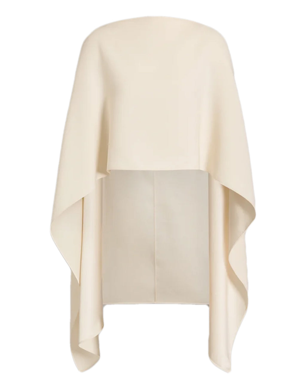 ALBERTA FERRETTI Cappa Fluida Asimmetrica Avorio