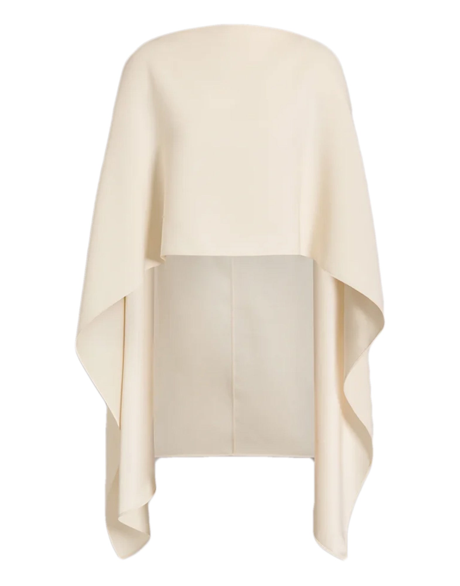 ALBERTA FERRETTI Cappa Fluida Asimmetrica Avorio